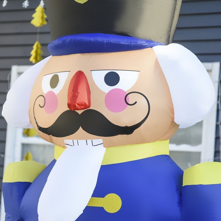 Walnut Soldier with Scepter Christmas Iatable