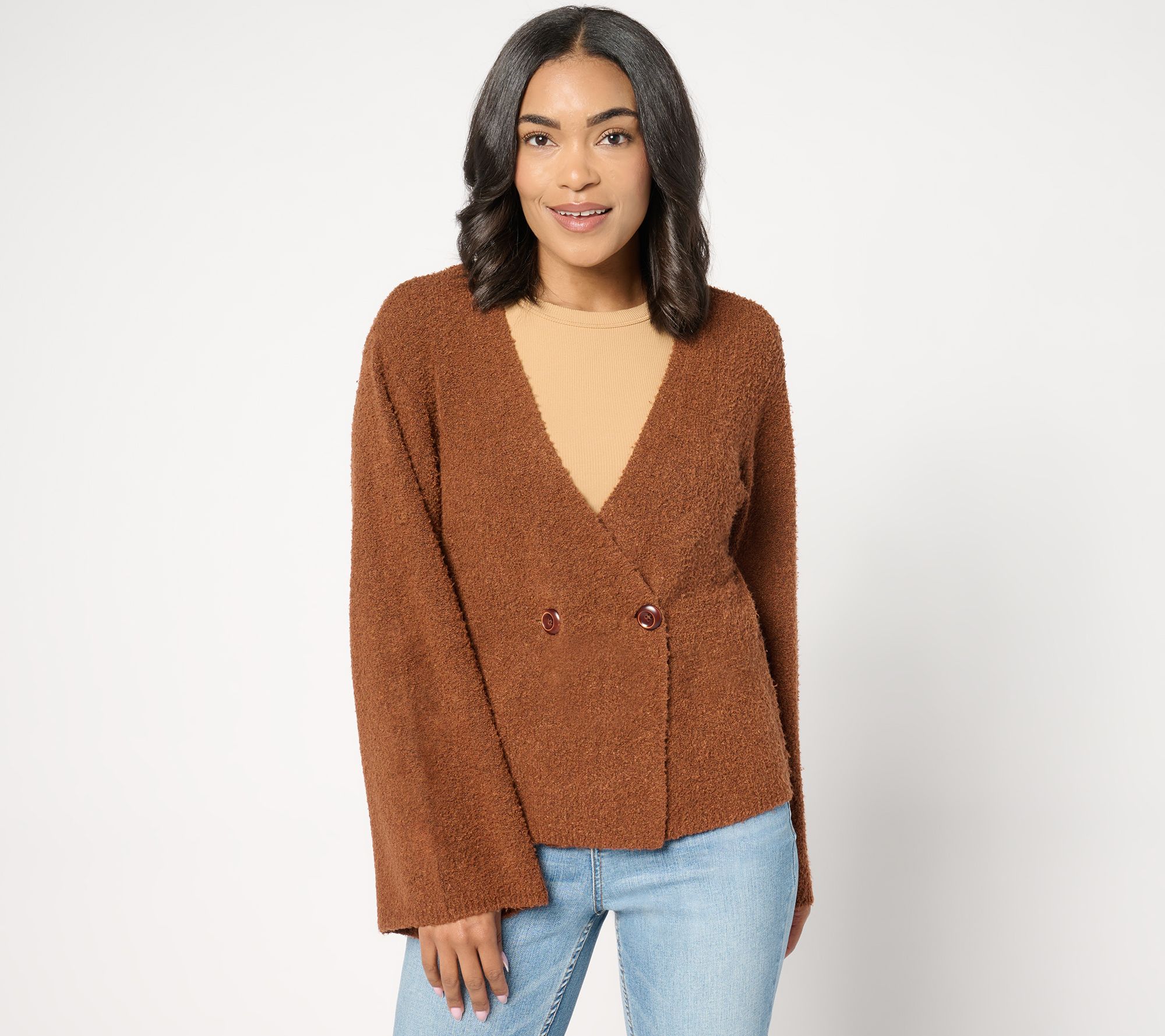 Me by Jennie Garth Beacon Button Front Cardigan