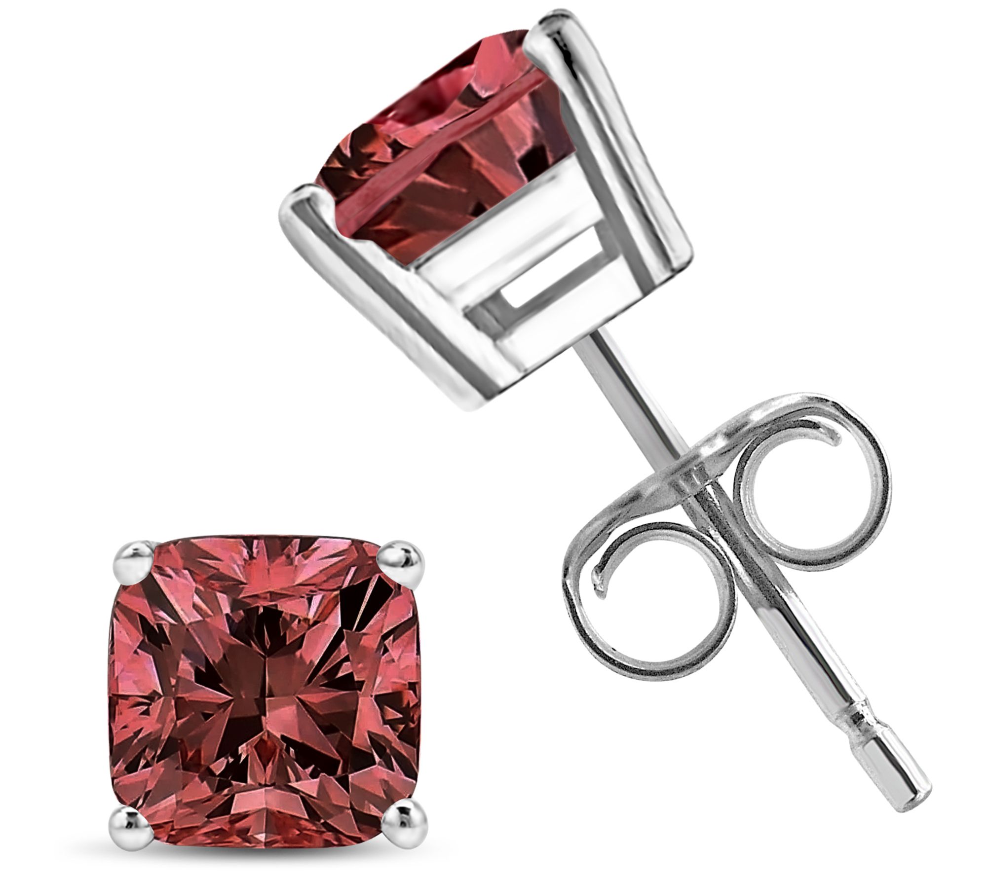 Haus of Brilliance Lab-Grown Pink Diamond Earrings, 14K