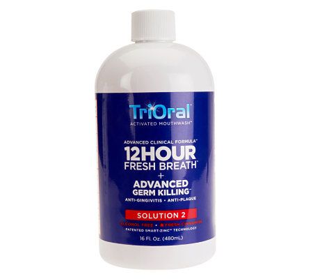 TriOral 12-Hour Fresh Breath Mouth Wash Advanced ClinicalFormula