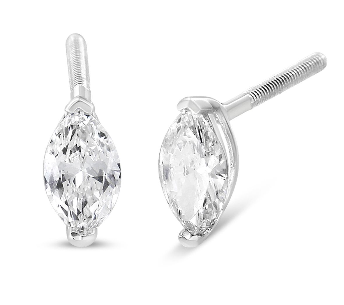 Haus of Brilliance Marquis Cut Lab-Grown Diamond Earrings, 14