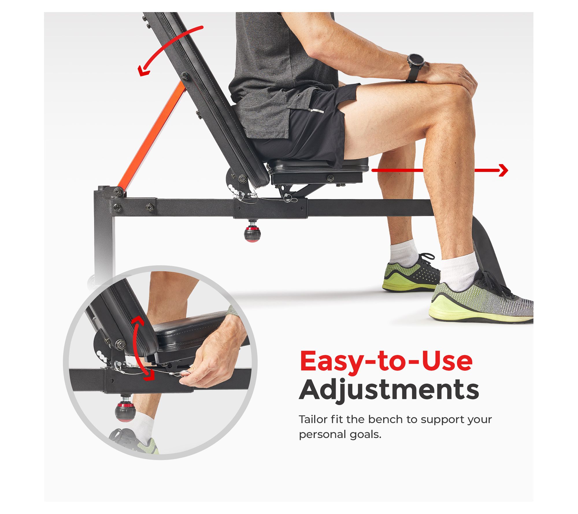 Sunny Health Fitness Multifunction Weight Bench