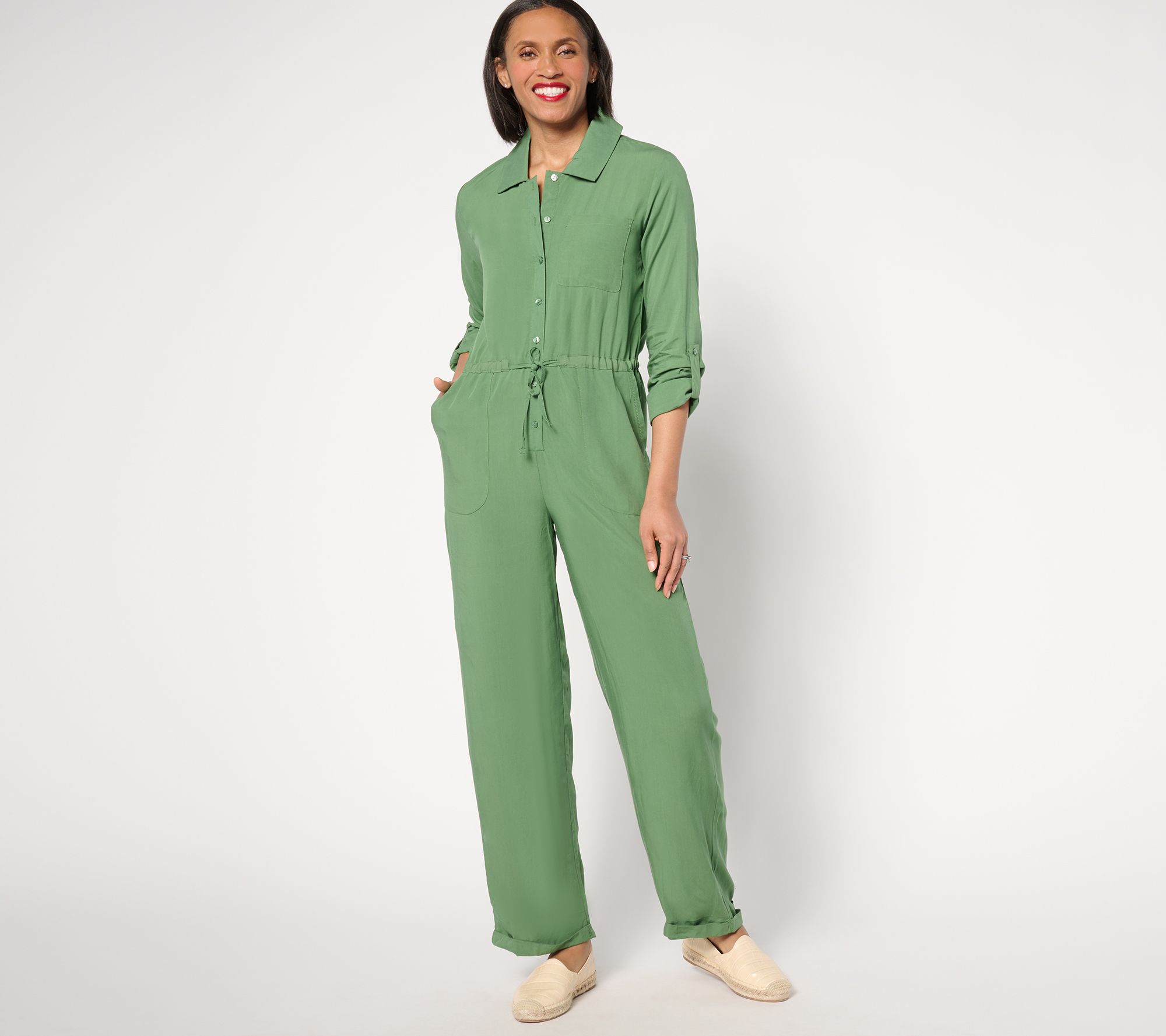 MUK LUKS Dream Weave Long-Sleeve Jumpsuit Jumpsuit