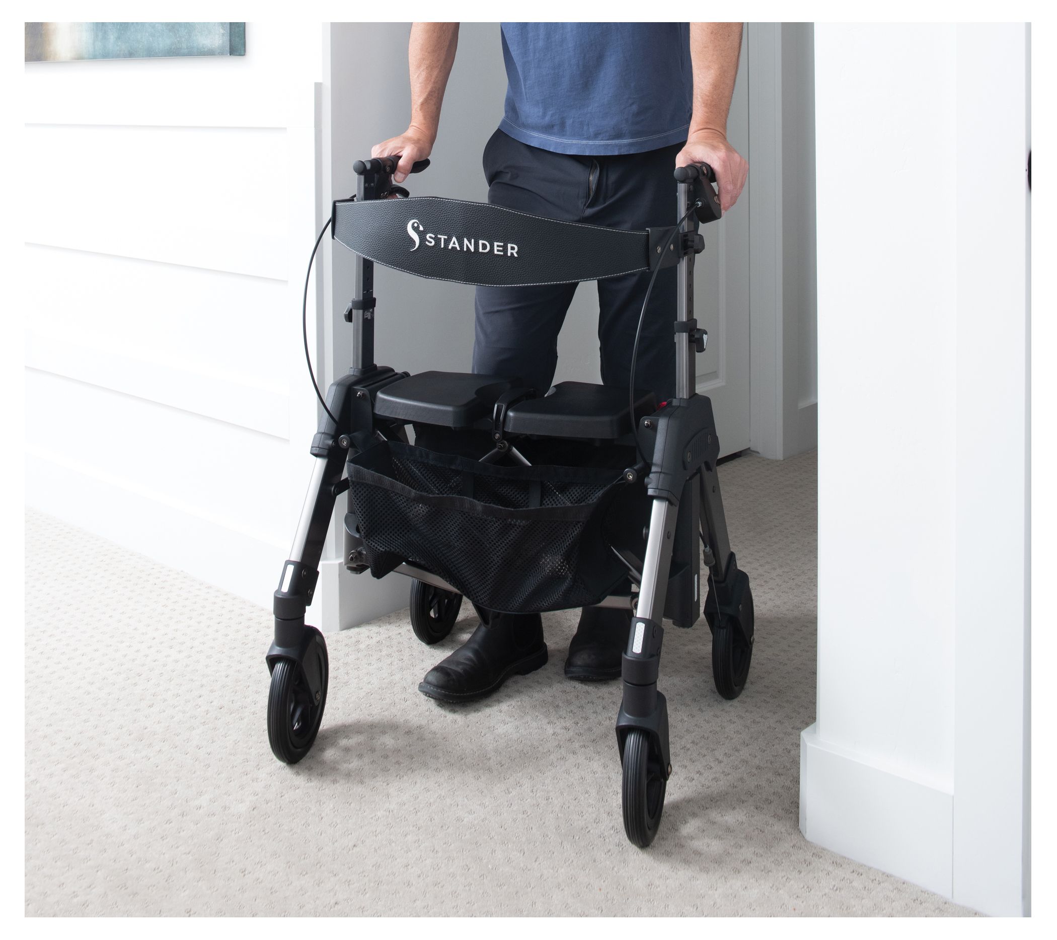 Stander EZ Fold-N-Go Heavy Duty Rollator