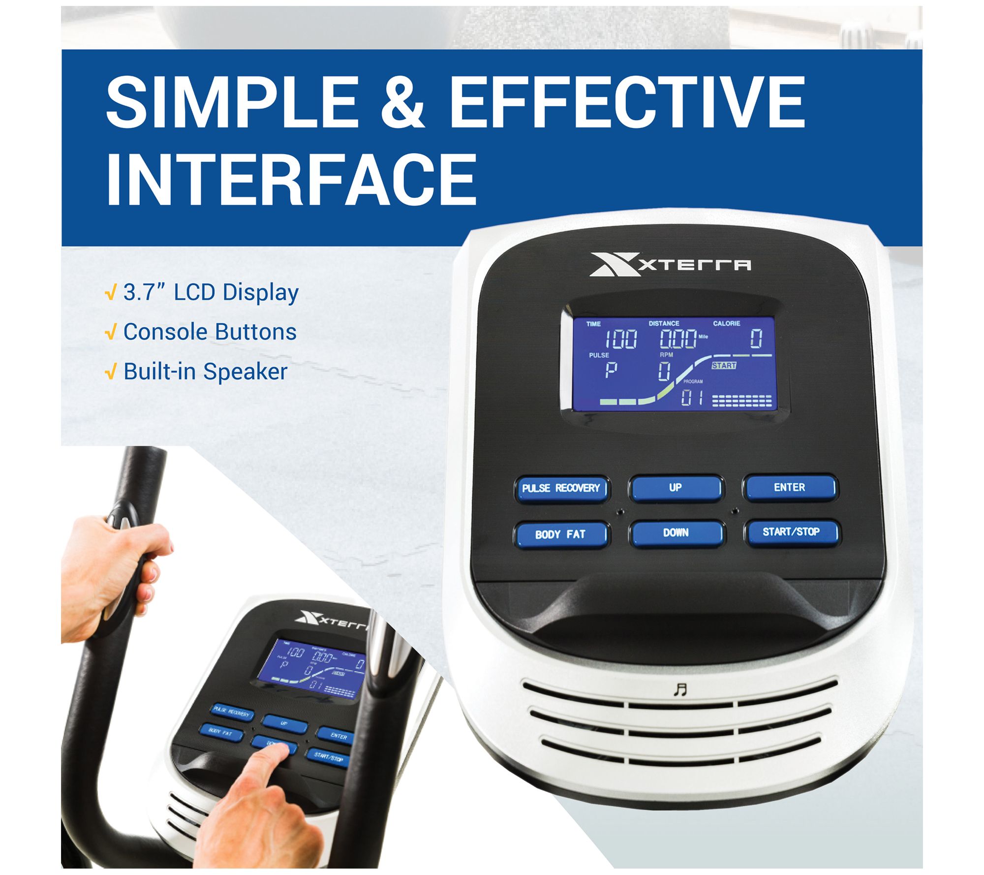 XTERRA EU150 Elliptical/Upright Bike Hybrid