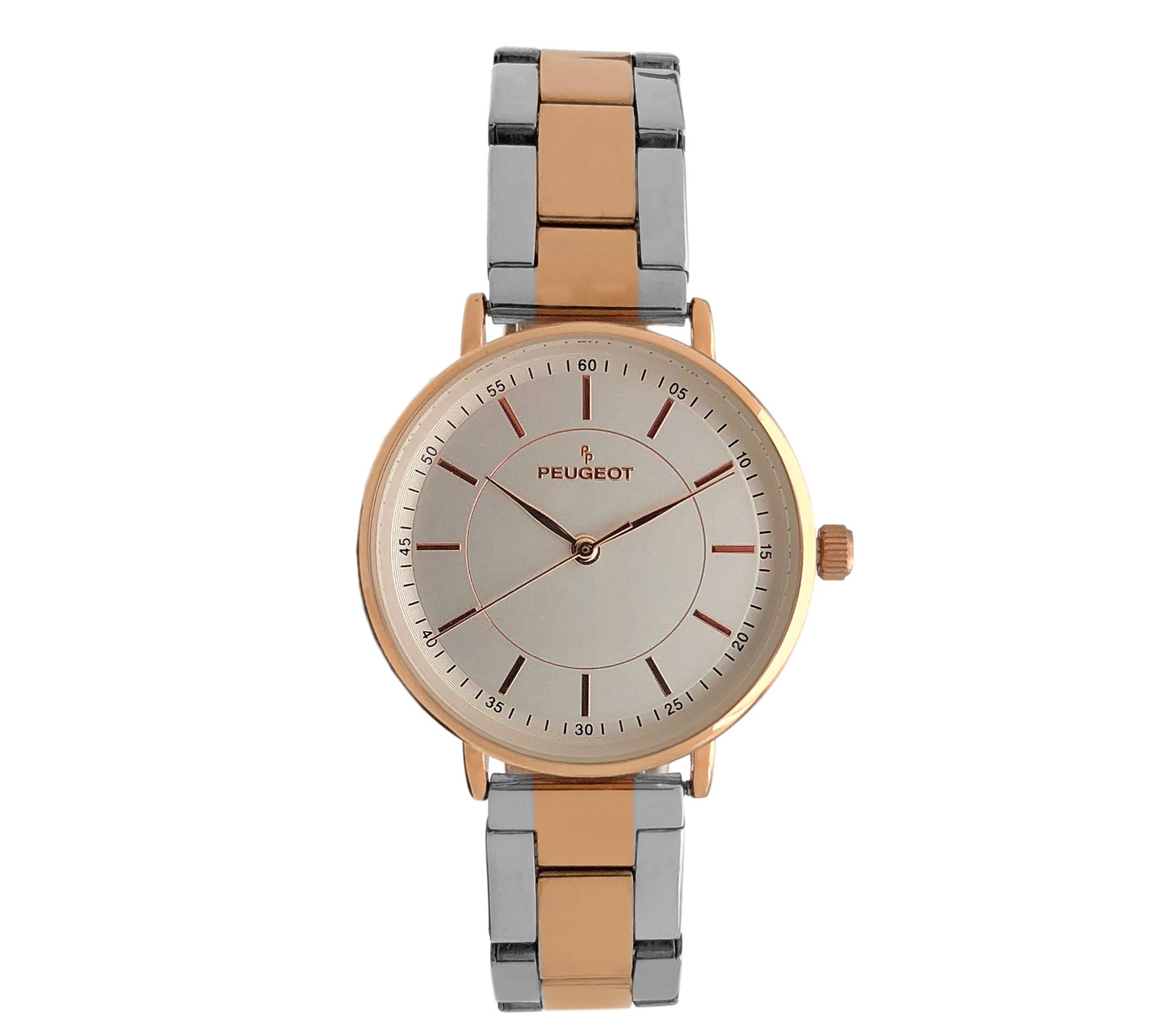 Peugeot Woman's Two-Tone Bracelet Watch