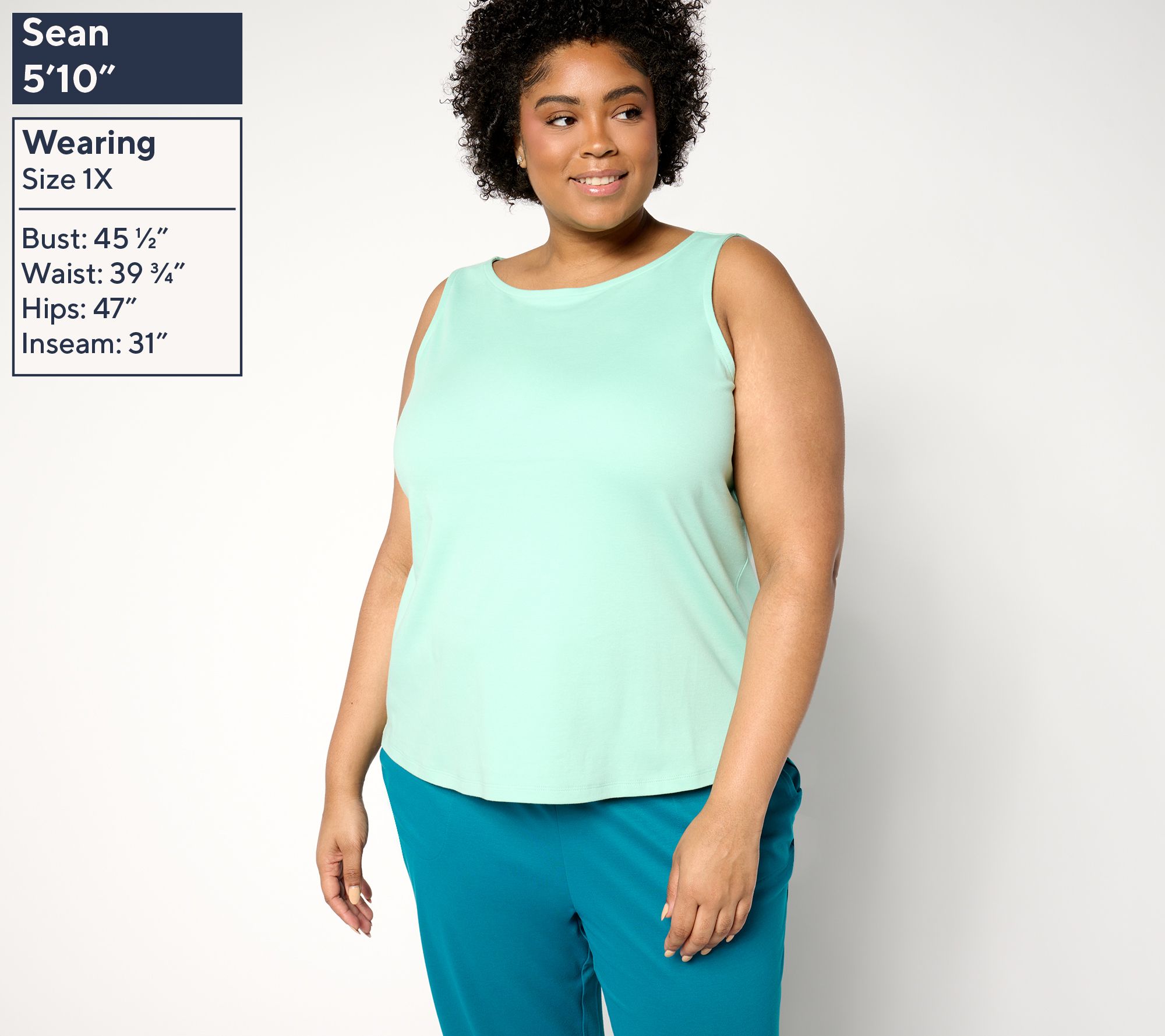 Isaac Mizrahi Live! Essentials Set of 2 Pima Cotton Tanks