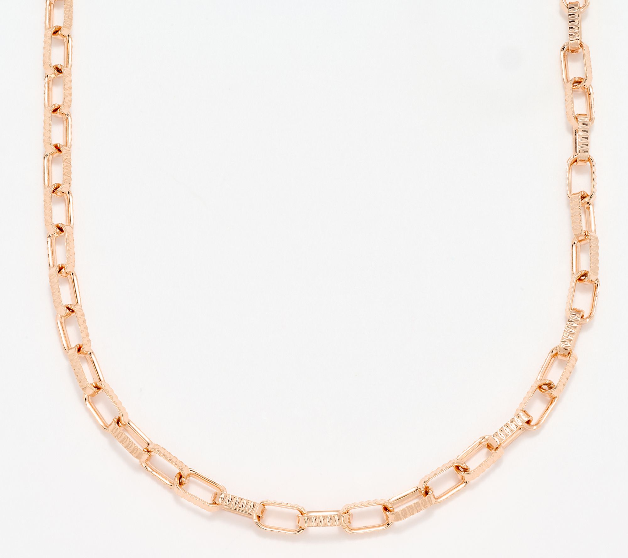 David Markstein Bronze Premiere Luxe Paper Clip Necklace, 22