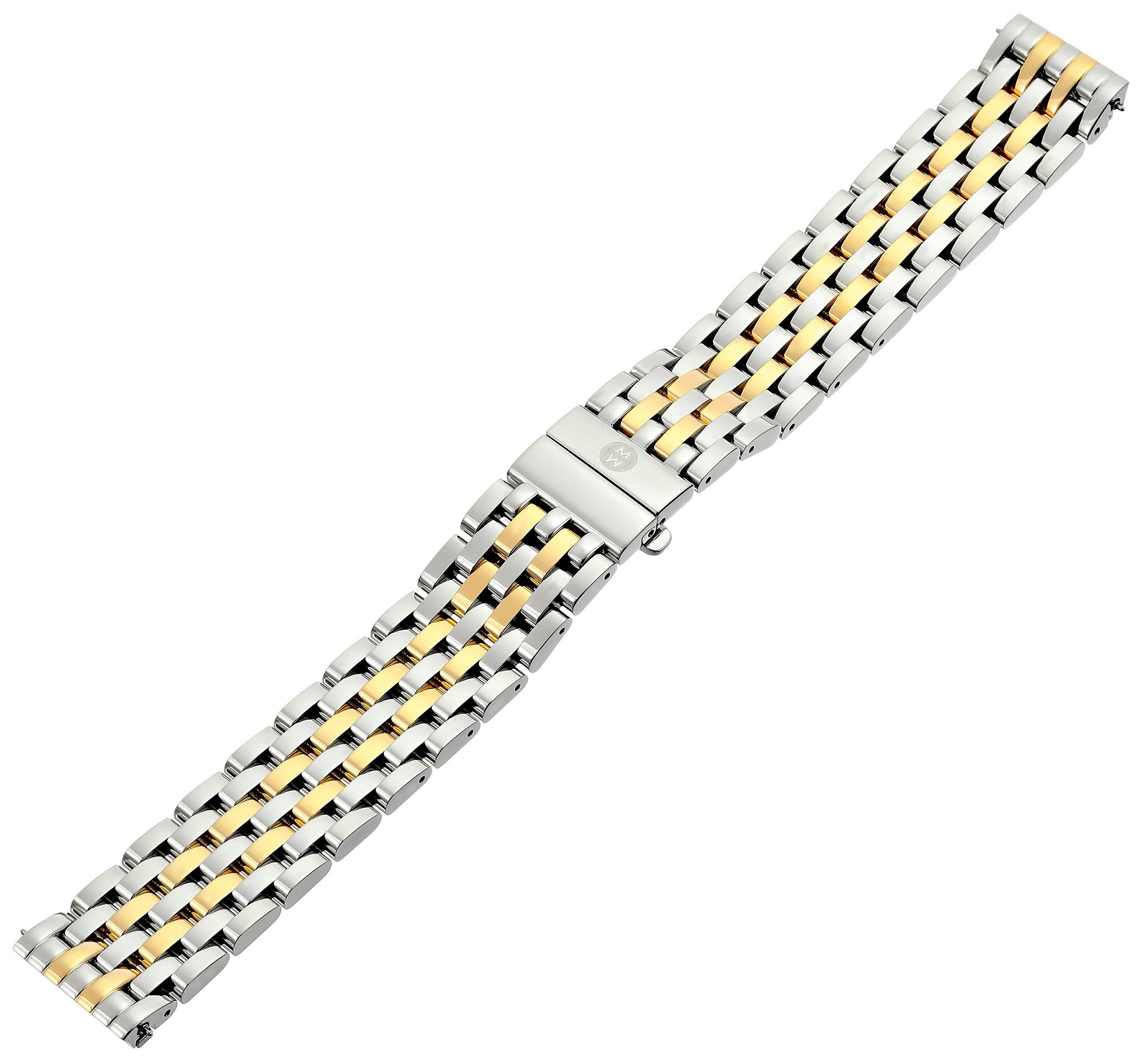 18mm Deco 7-Link Two-Tone Bracelet - MS18AU285048