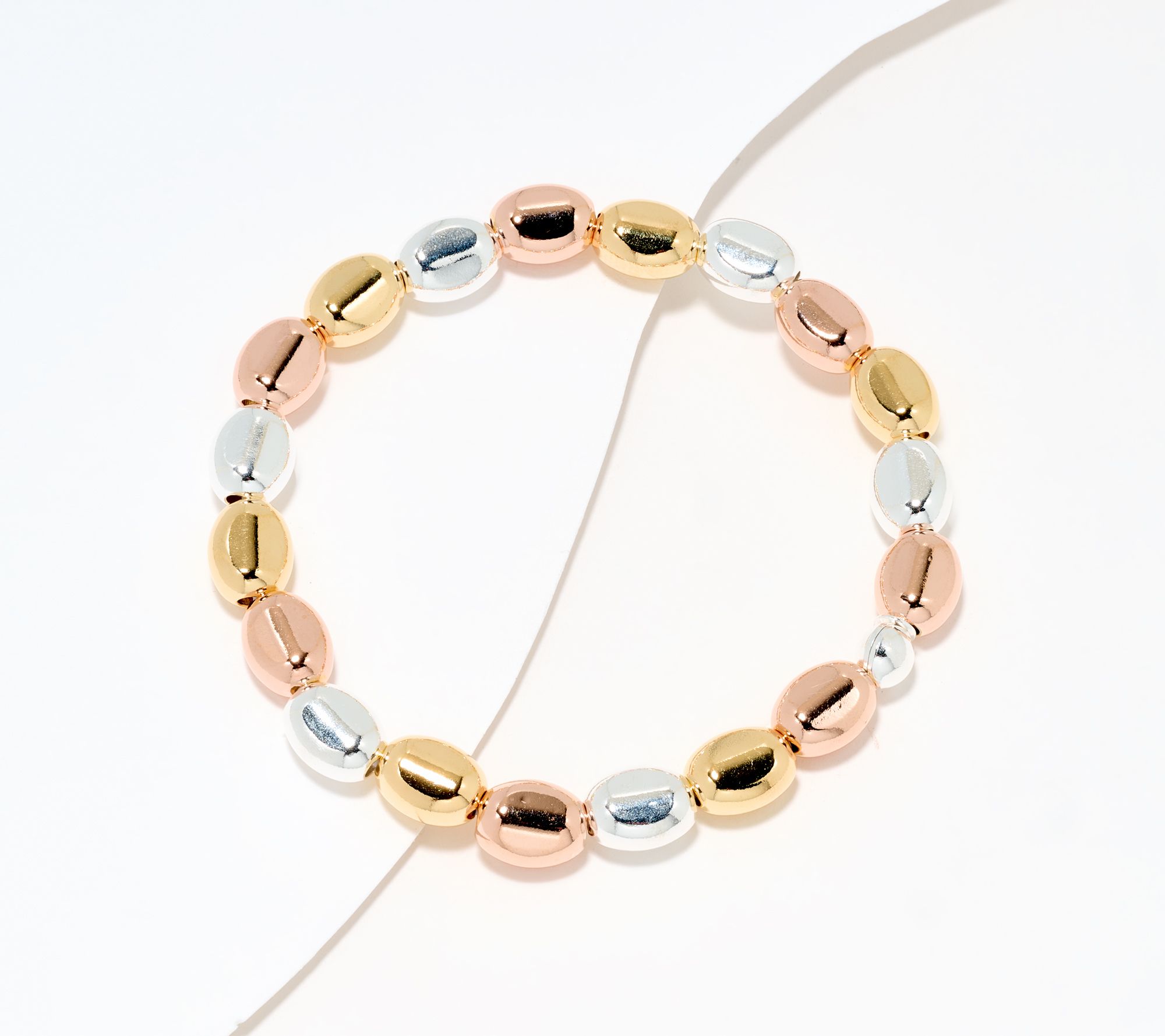 UltraFine 950 Silver Nugget Stretch Bracelet