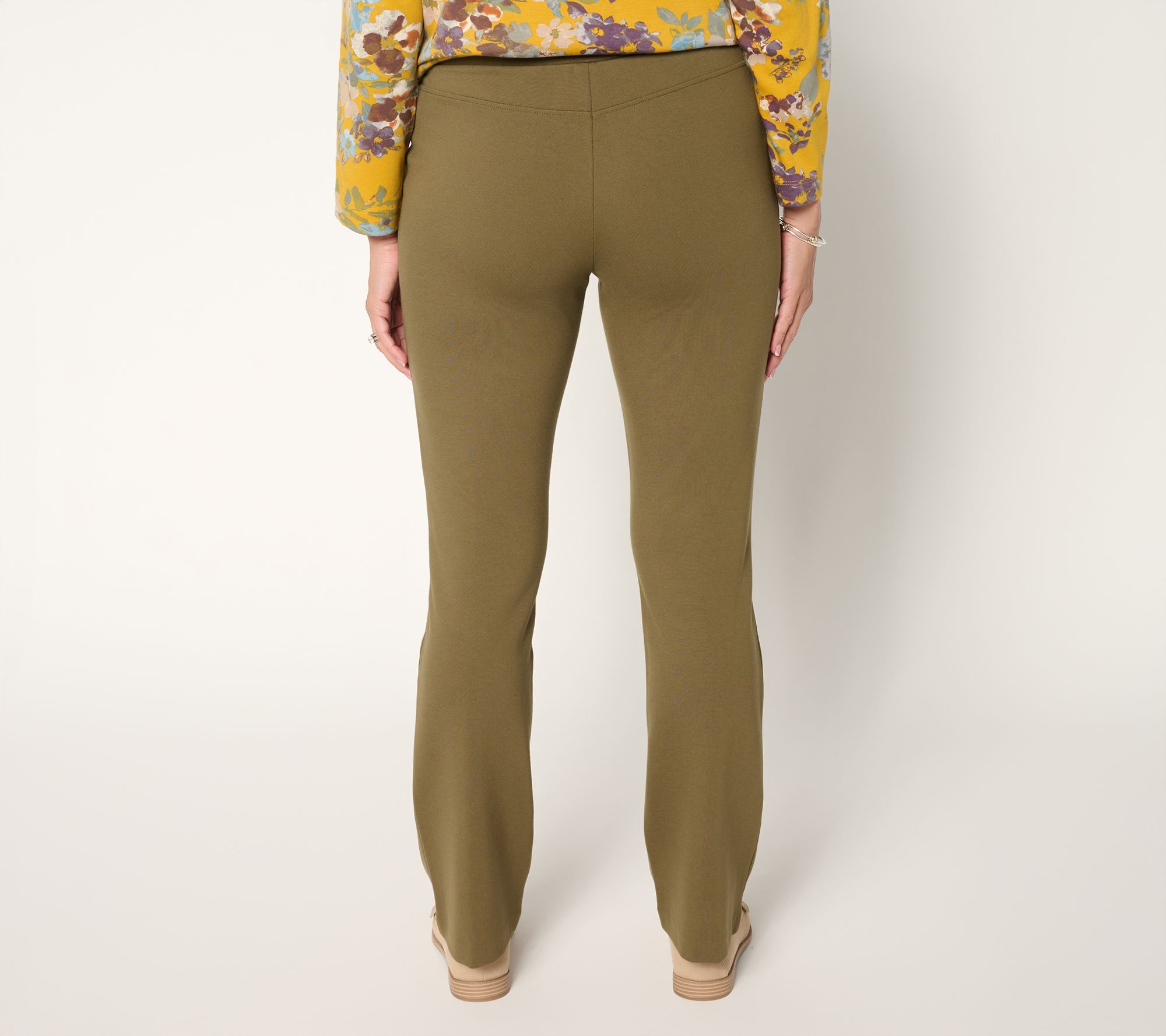 Martha Stewart Signature Regular Knit Ponte Ankle Pants