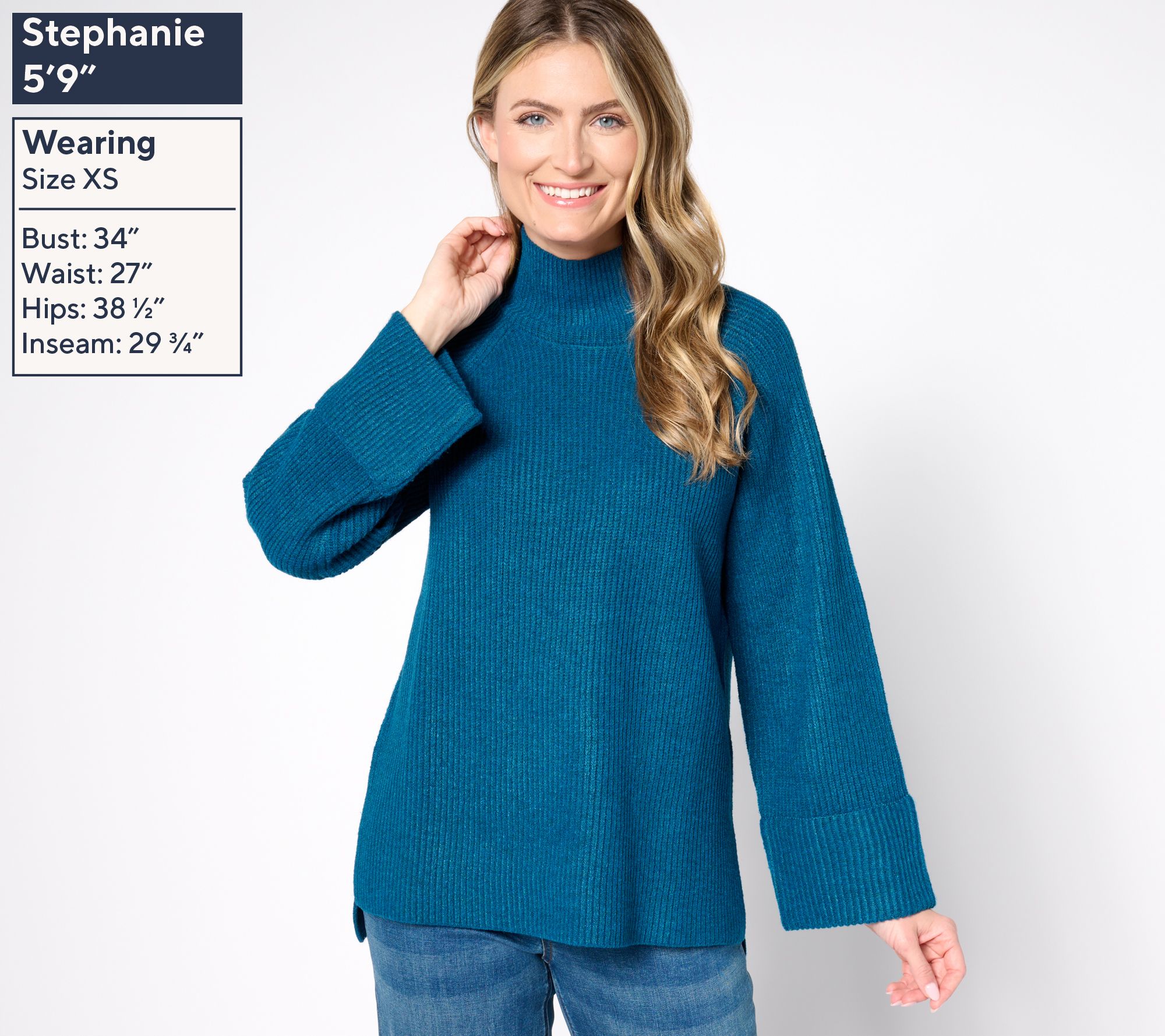 Me by Jennie Garth Frankie Turtleneck Sweater