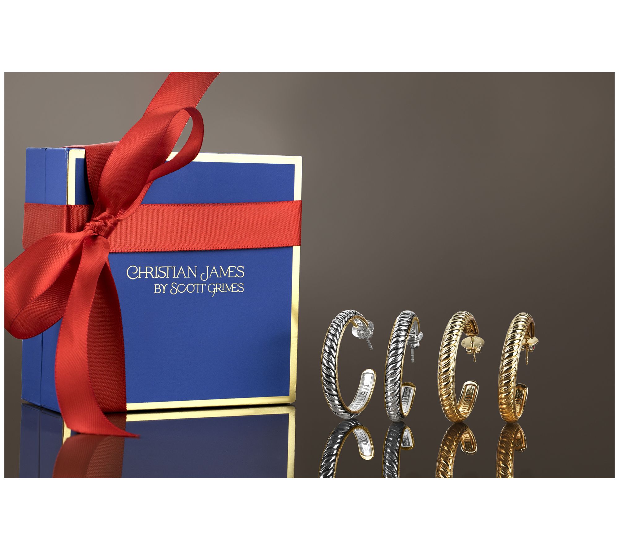 Christian James by Scott Grimes Sterl & 14KClad Two Tone 1-1/2