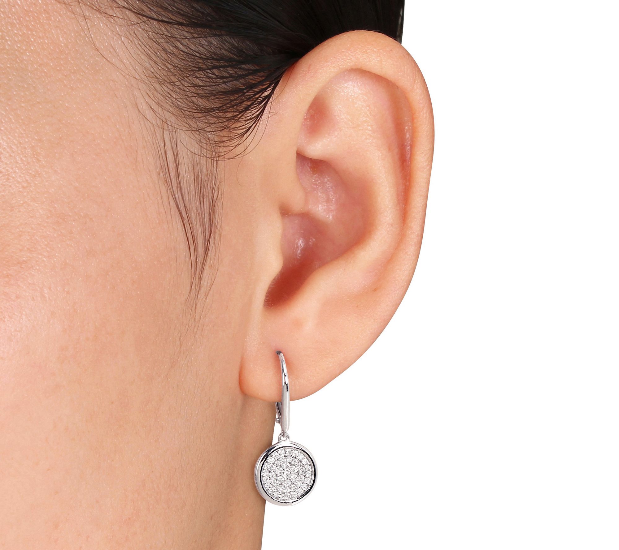 Affinity 0.45 cttw Round Diamond Drop Earrings, 14K