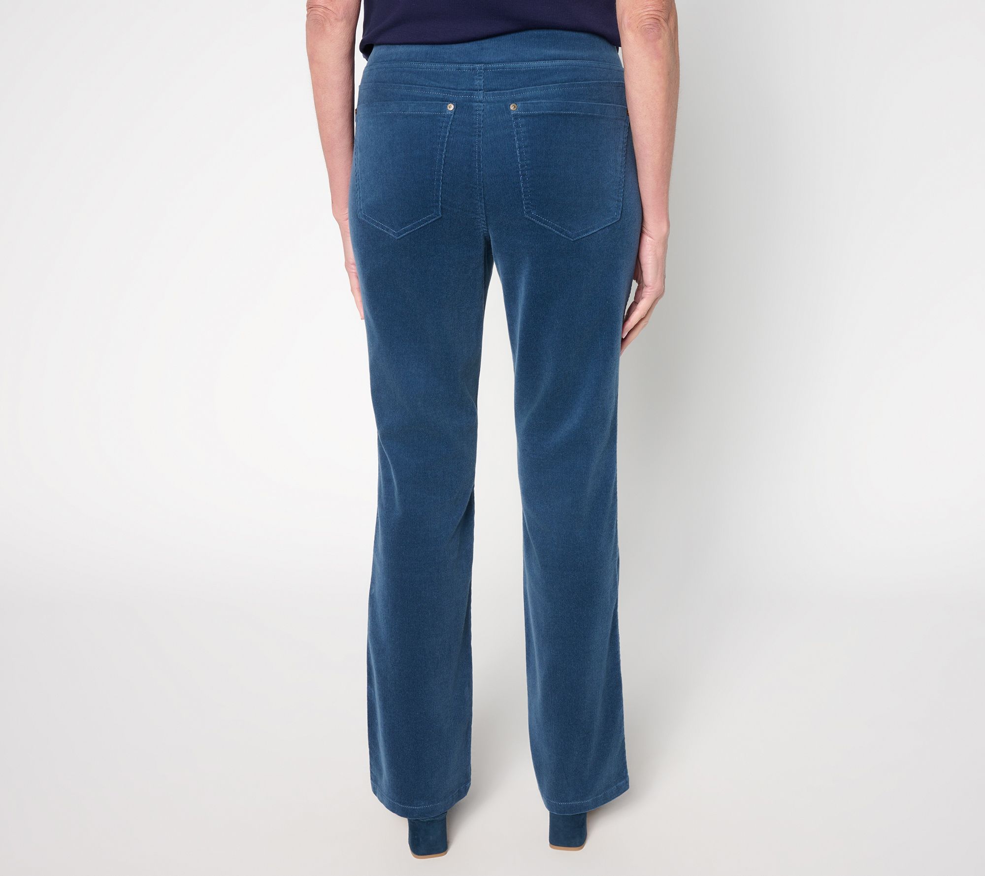 Belle by Kim Gravel Regular TripleLuxe Corduroy Boot Cut Pant