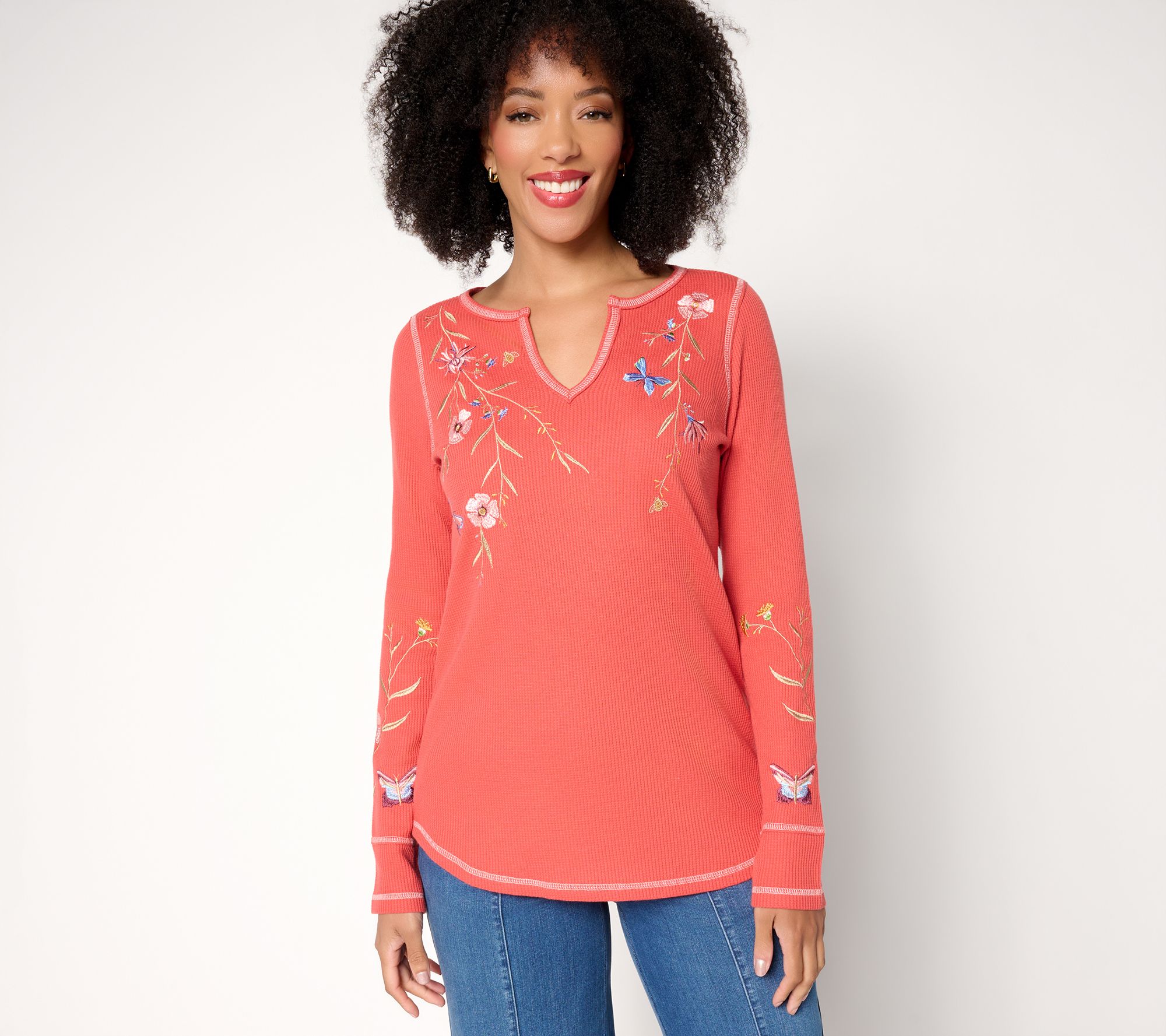 Belle Boho by Kim Gravel Wild & Free Micro Waffle Top