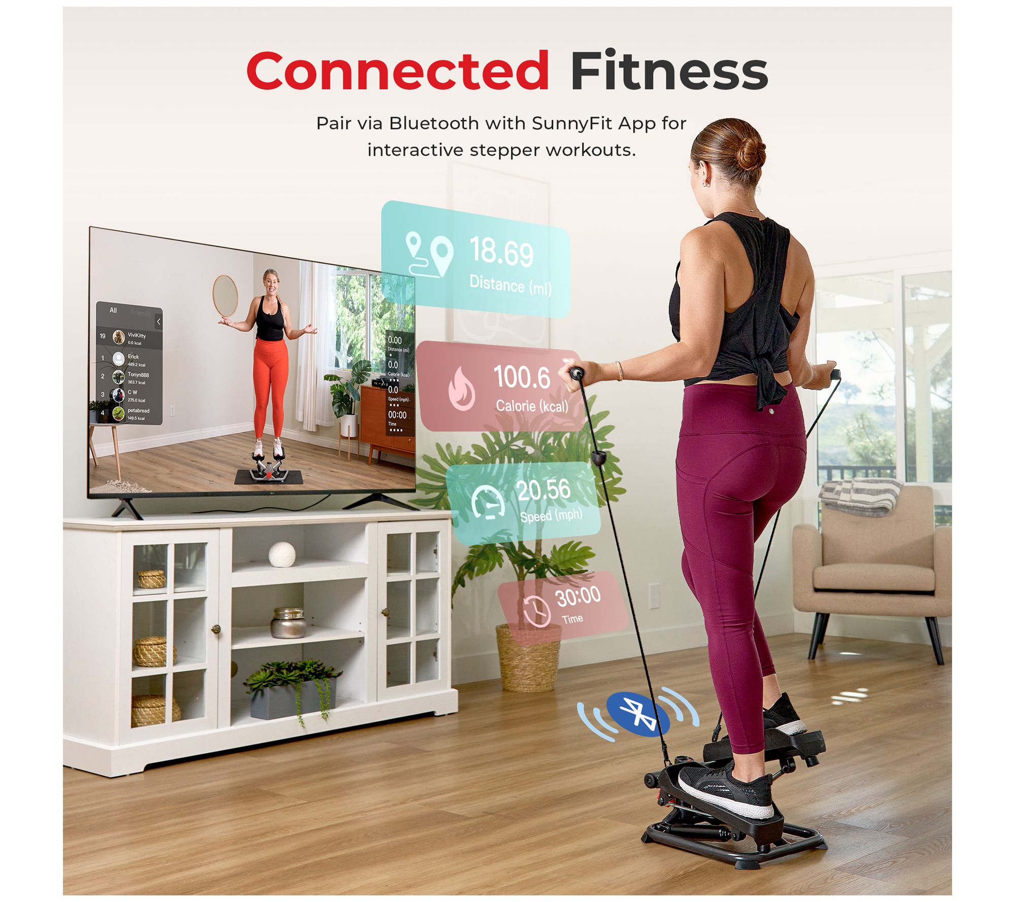 Sunny Health & Fitness Total Body Smart Stepper