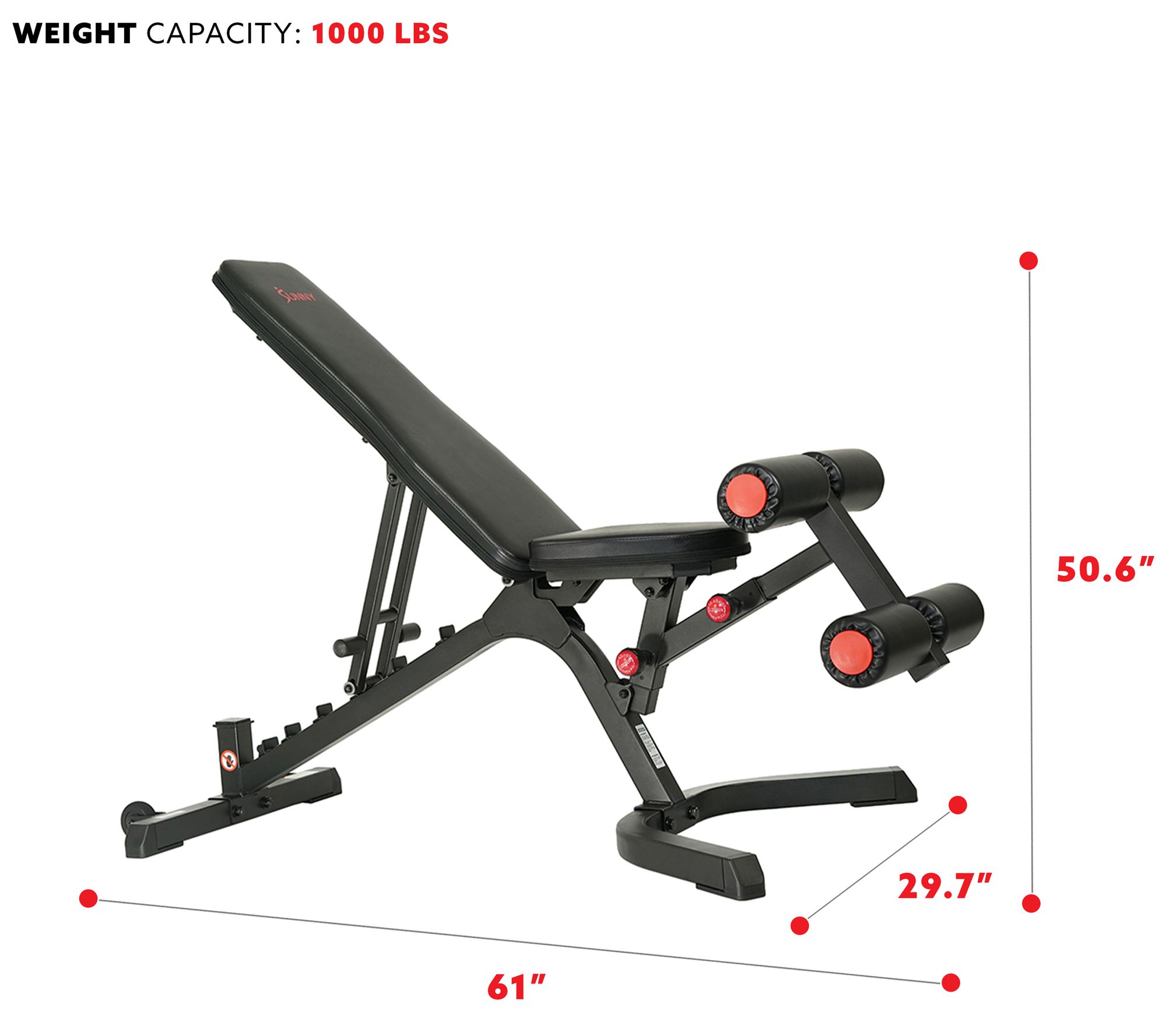 Sunny Health & Fitness Adjustable Weight BenchSF-BH6920