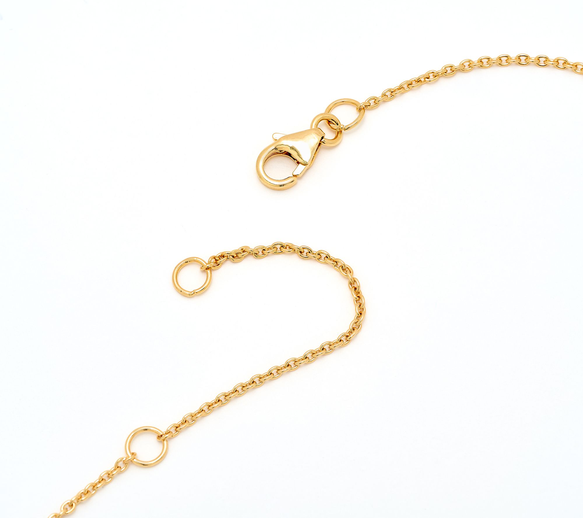 Silver Style Open Circle Sculpture Necklace, Sterling Silver