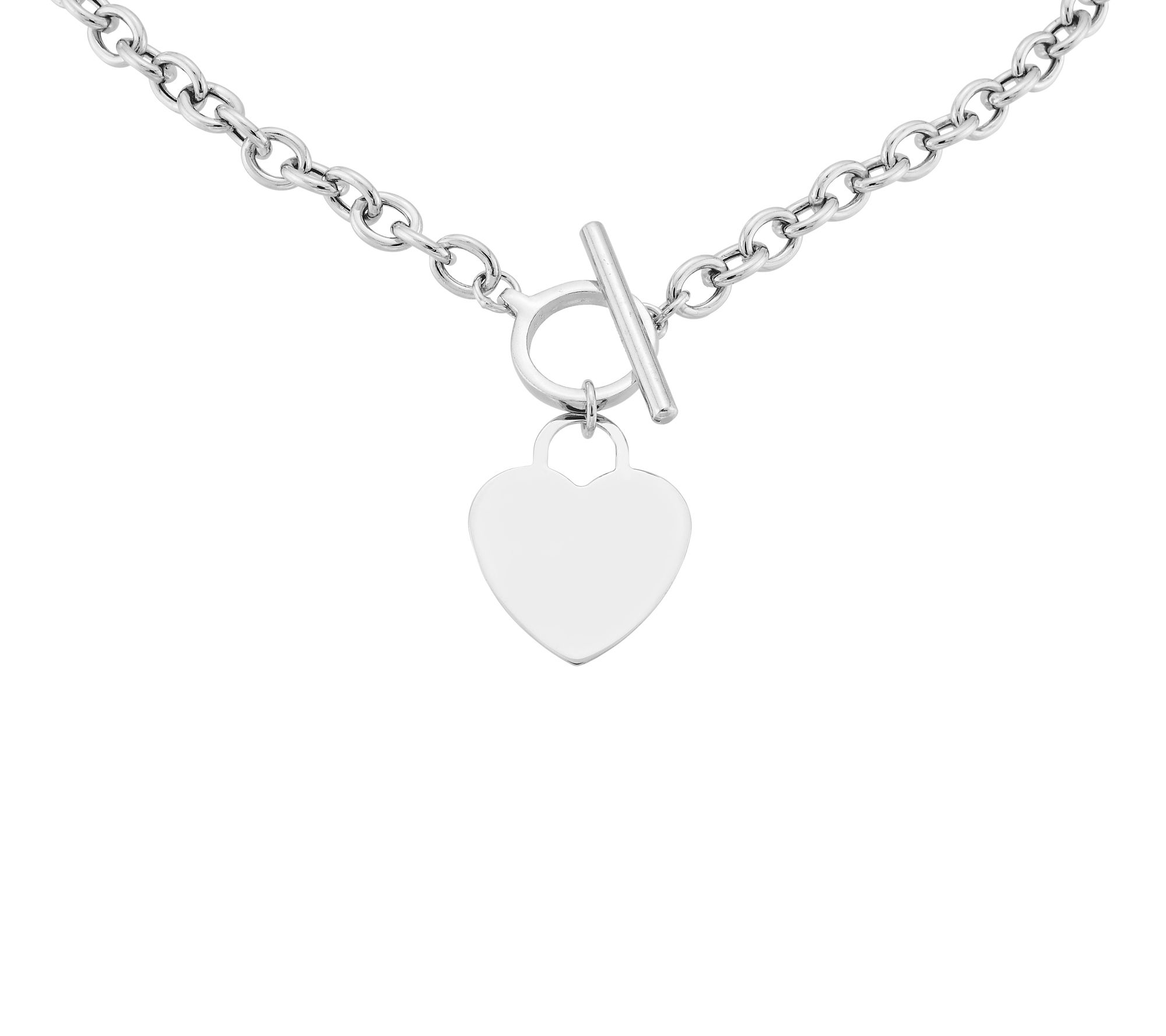 Silver Style Heart Charm 16