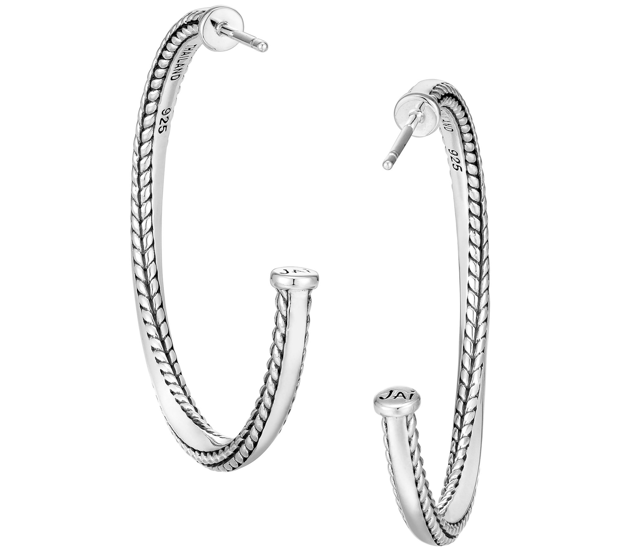 JAI Sterling Silver 1-1/2