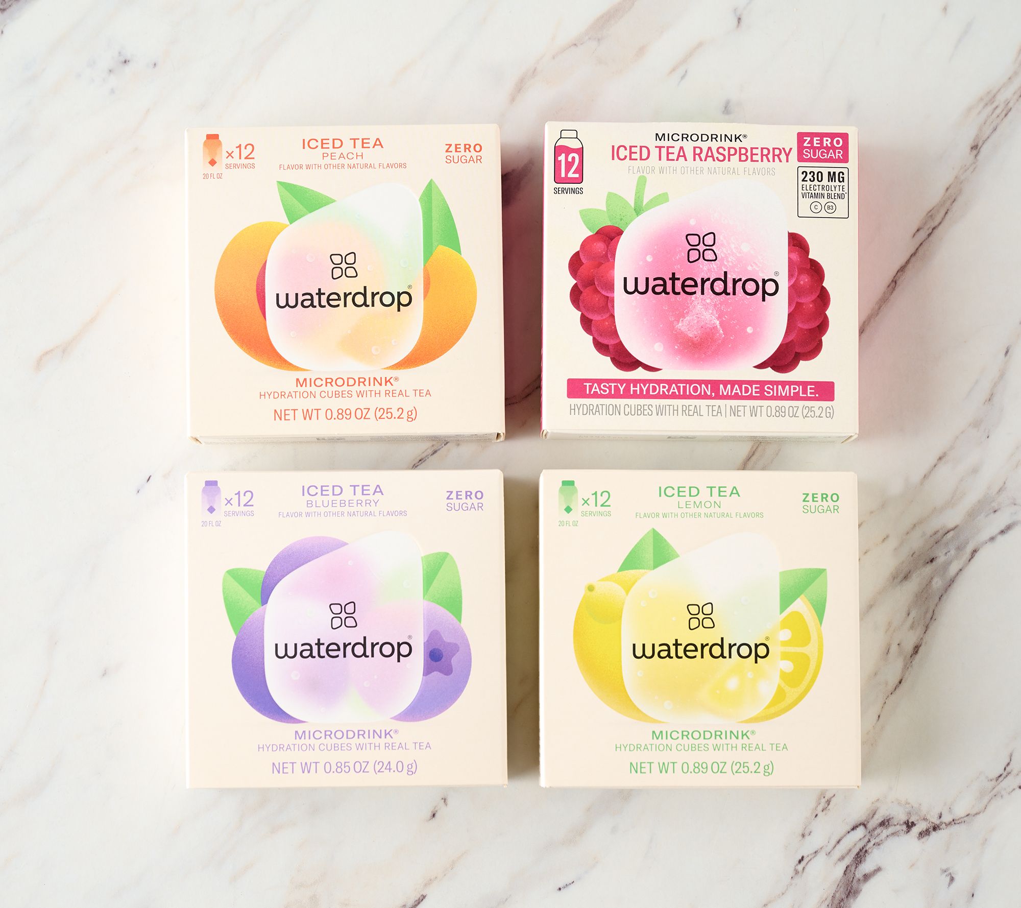 Waterdrop 48 ct Iced Tea Vitamin Microdrink Variety Pack