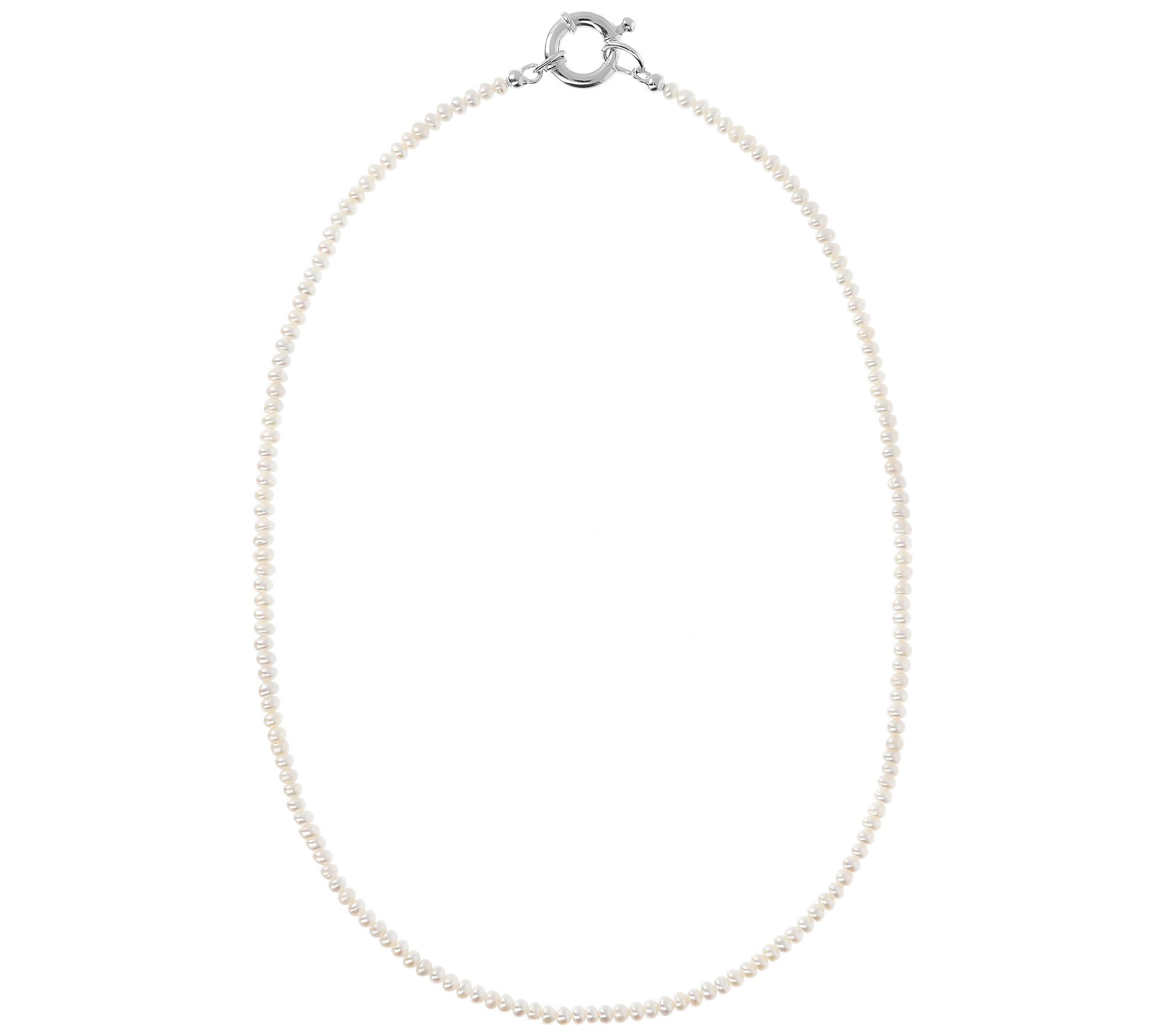 Honora Cultured Pearl Necklace, Sterling Silver