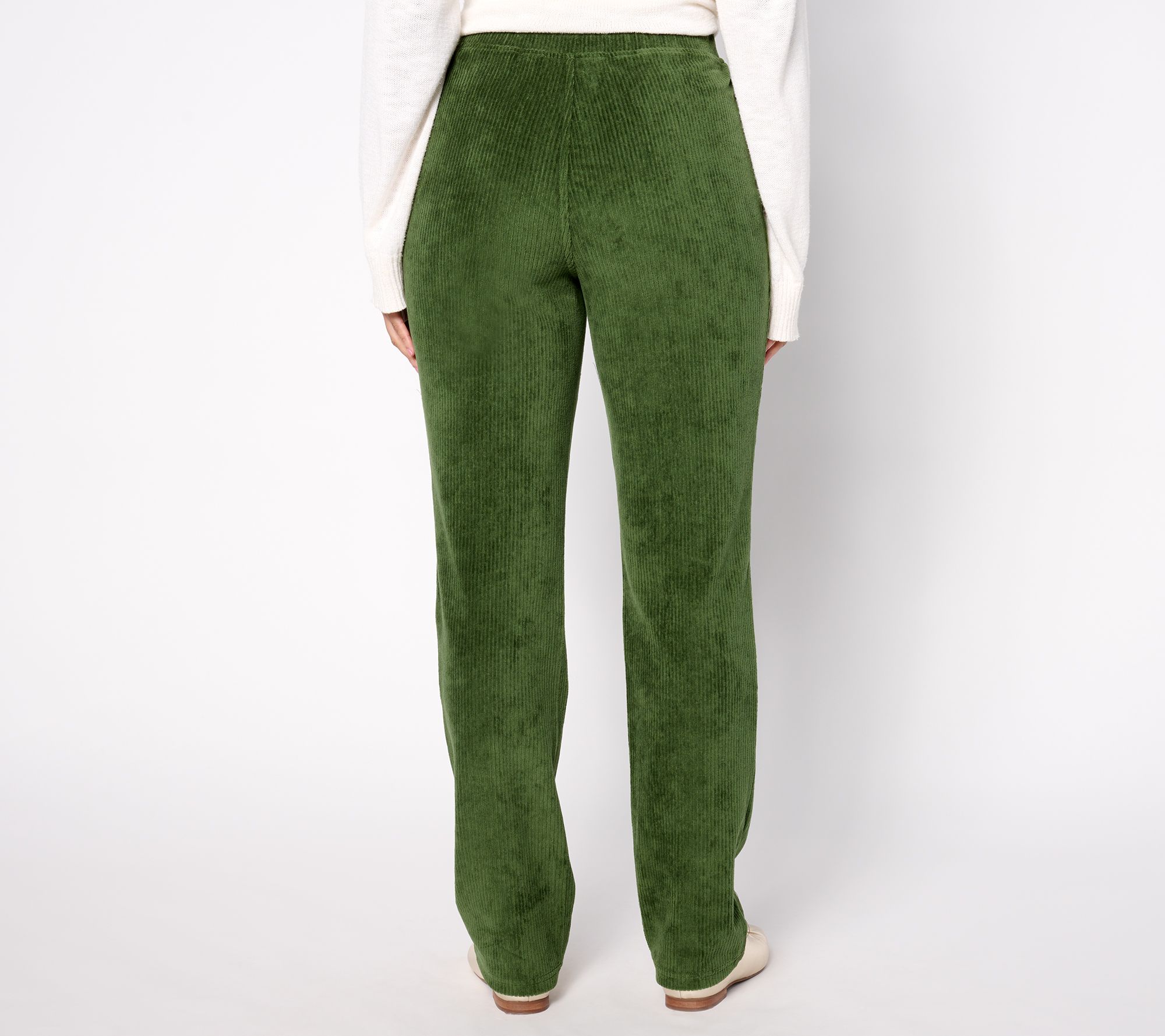 Quacker Factory Regular Emroidered Fall Folly Corduroy Pants