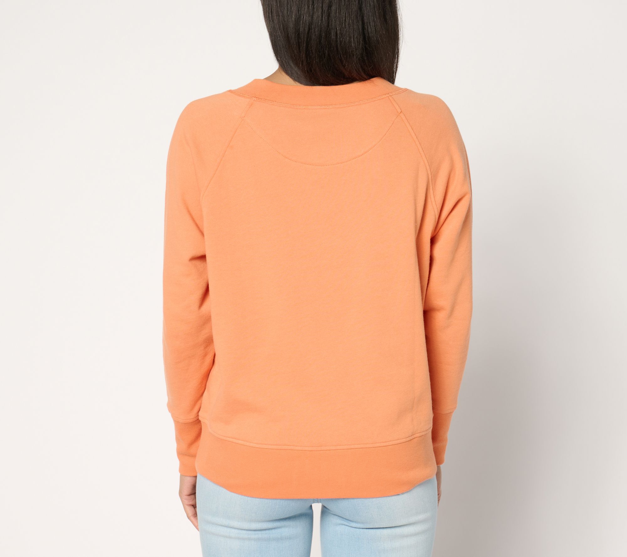 Studio Park x Amy Stran French Terry V-Neck Pullover