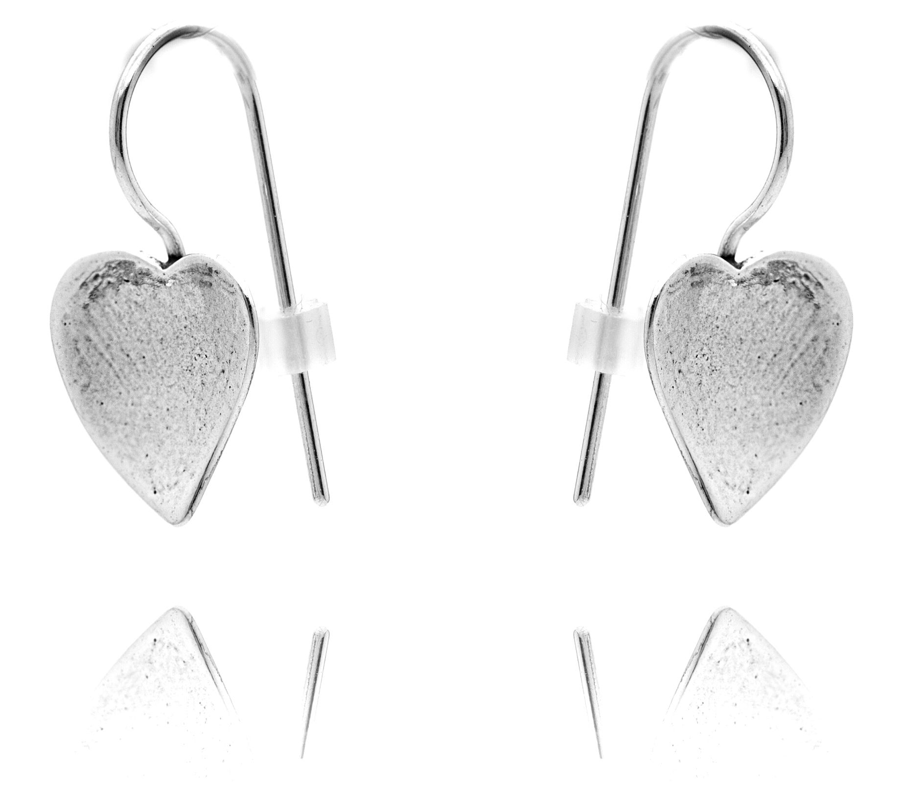 Or Paz Sterling Silver Heart Earrings