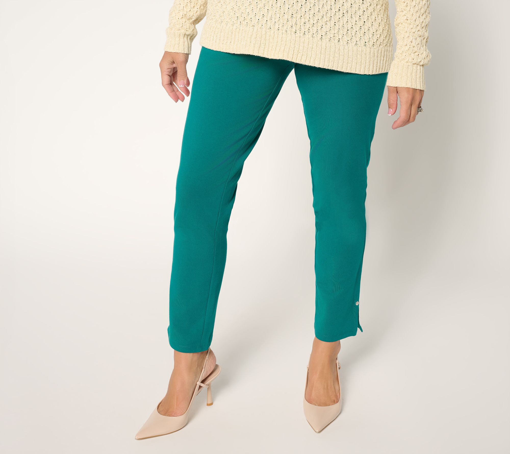 Women with Control Petite 86/14 Straight Leg Ankle Pants