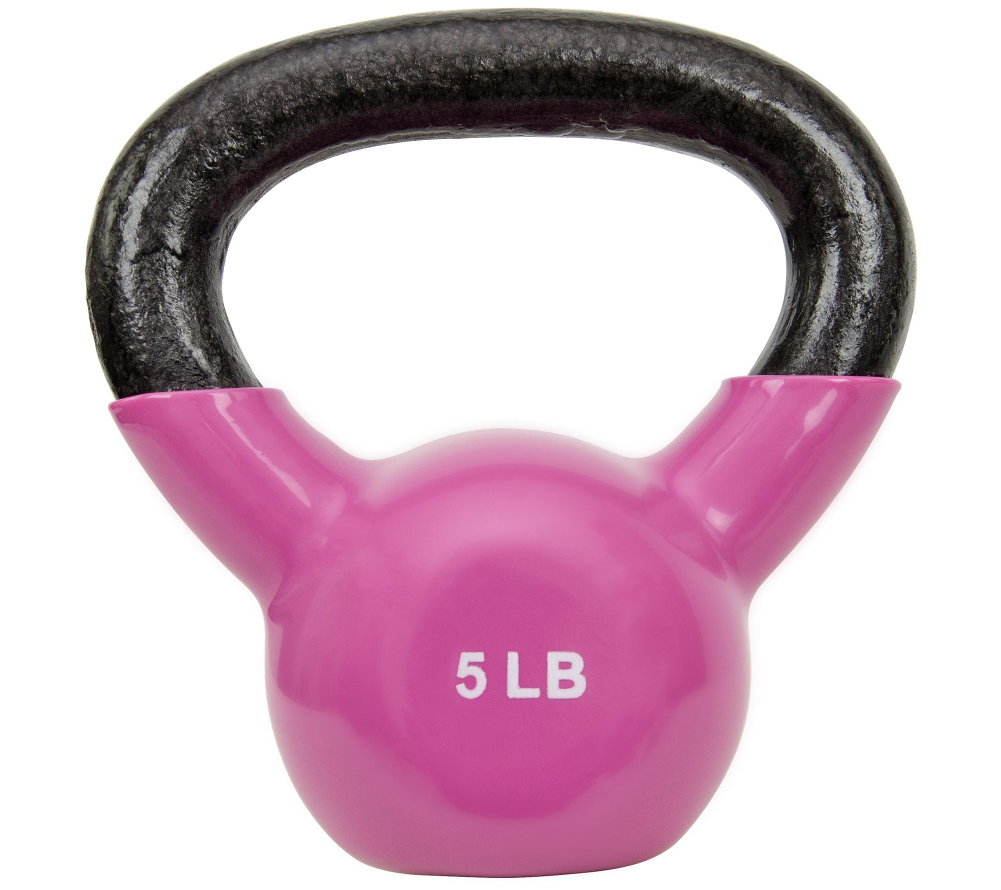 Sunny Health & Fitness Vinyl Coated Kettle Bell- 5-lbs