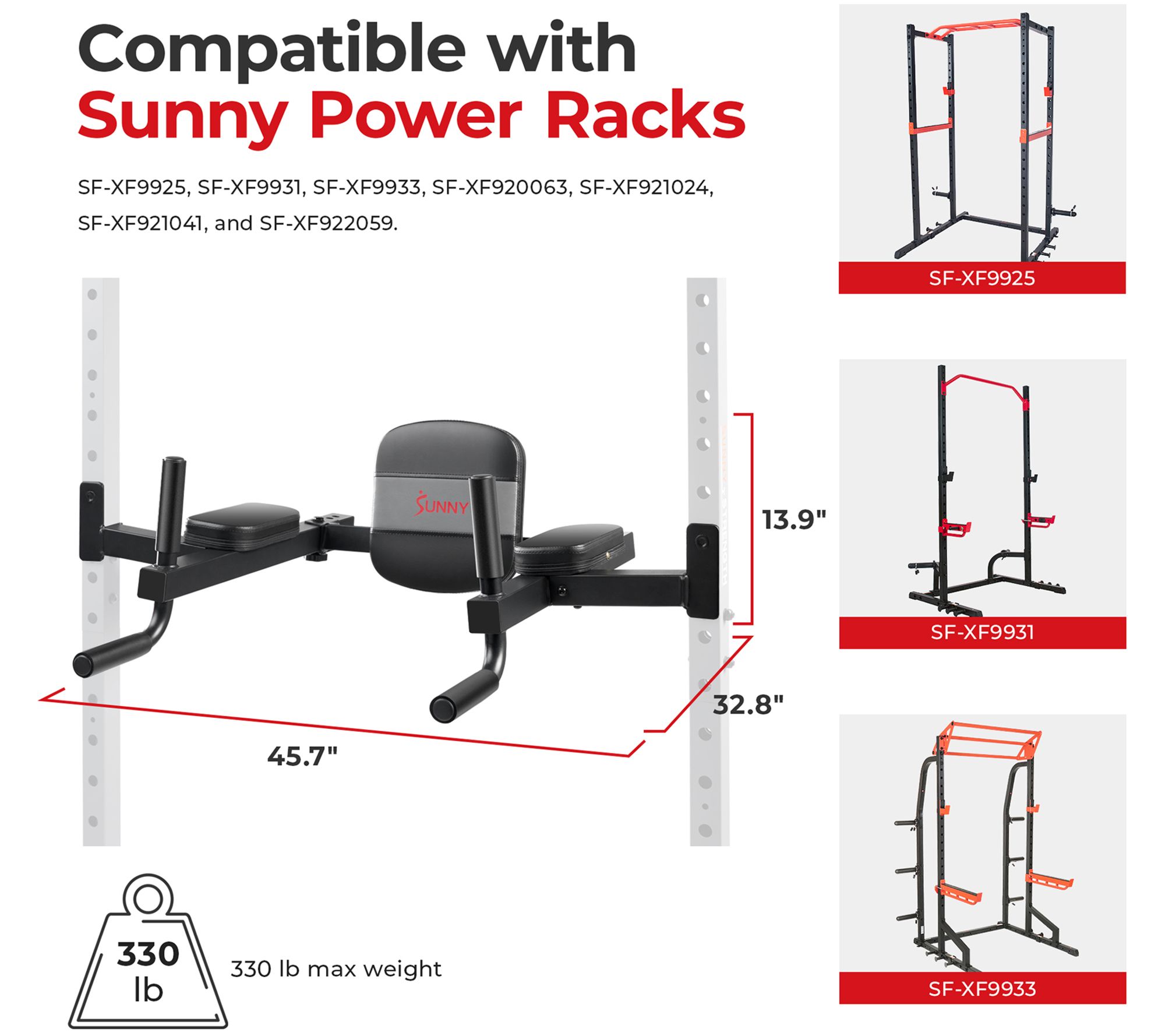 Sunny Adjustable Multi-Function Dip Station