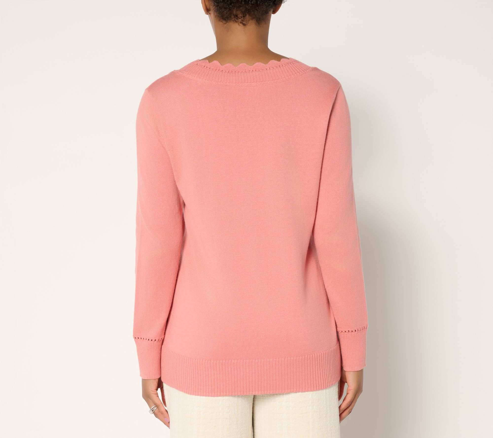BEAUTIFUL by Lawrence Zarian V- Neck Pullover Sweater
