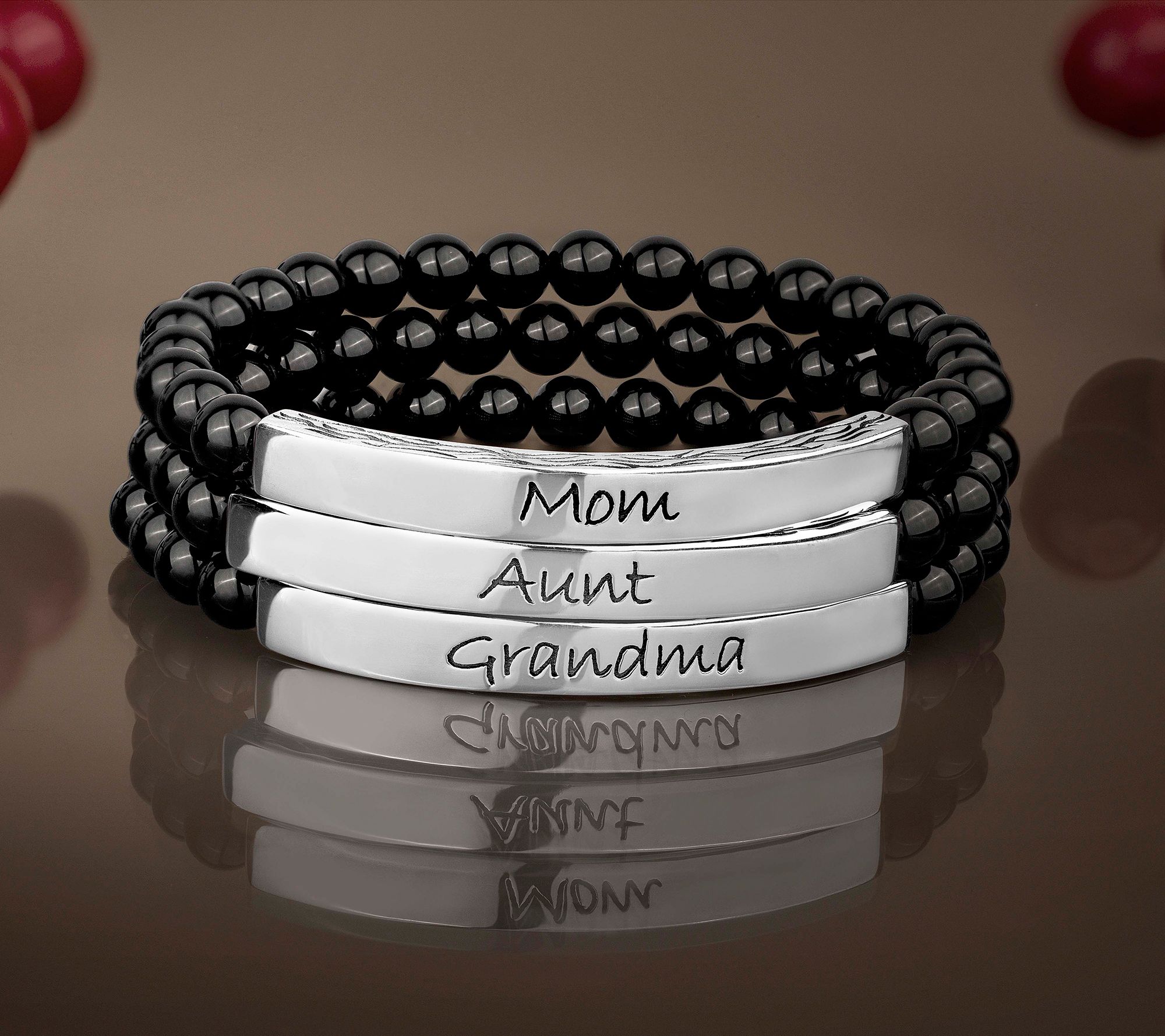 Christian James by Scott Grimes Aunt Gemstone Stretch Bracelet