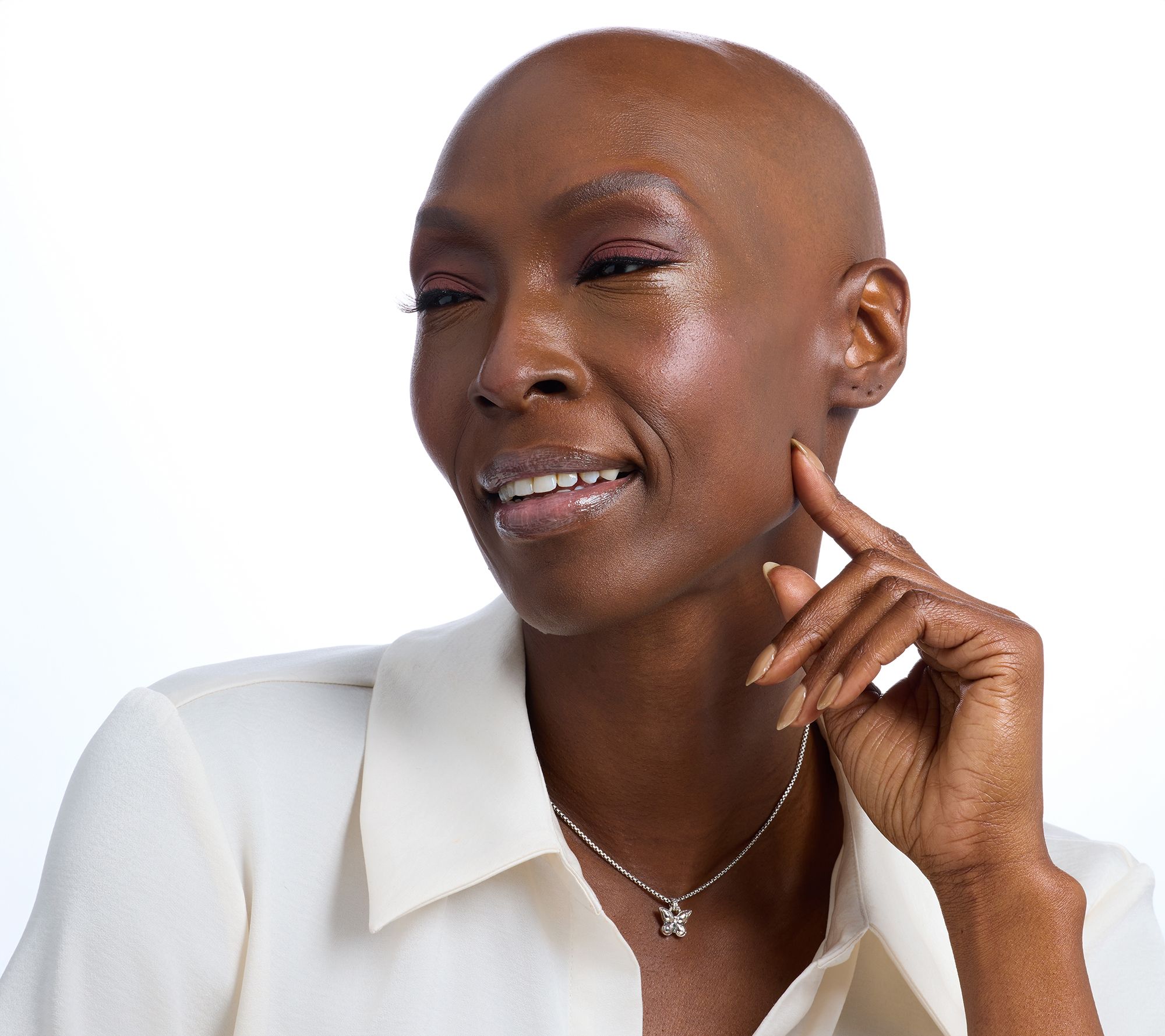 JAI Sterling Silver Baby Box Chain Symbols of Love Necklace, 10.0g