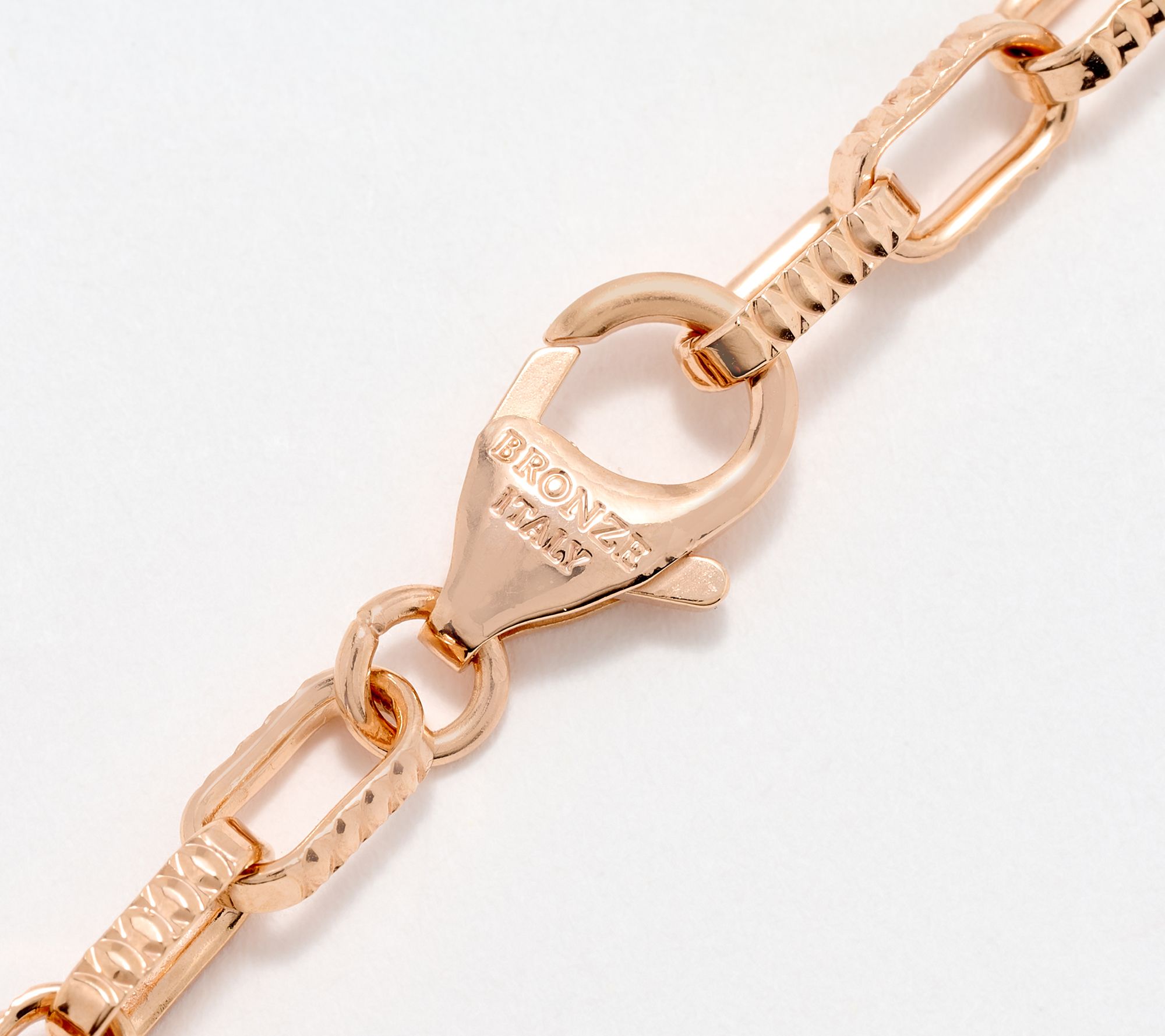 David Markstein Bronze Premiere Luxe Paper Clip Necklace, 18