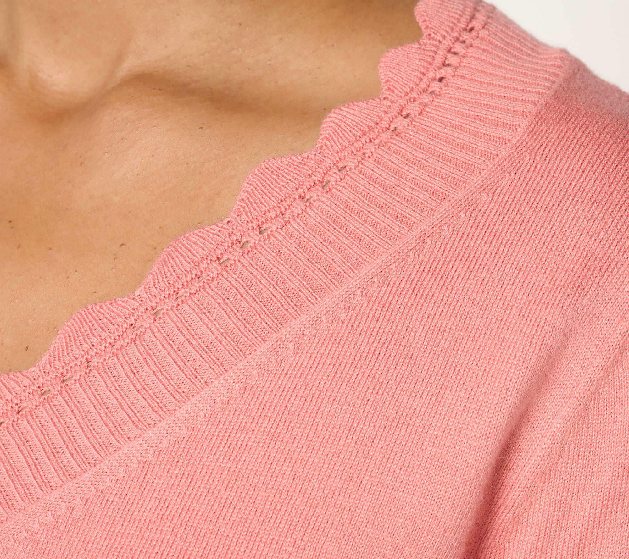 BEAUTIFUL by Lawrence Zarian V- Neck Pullover Sweater