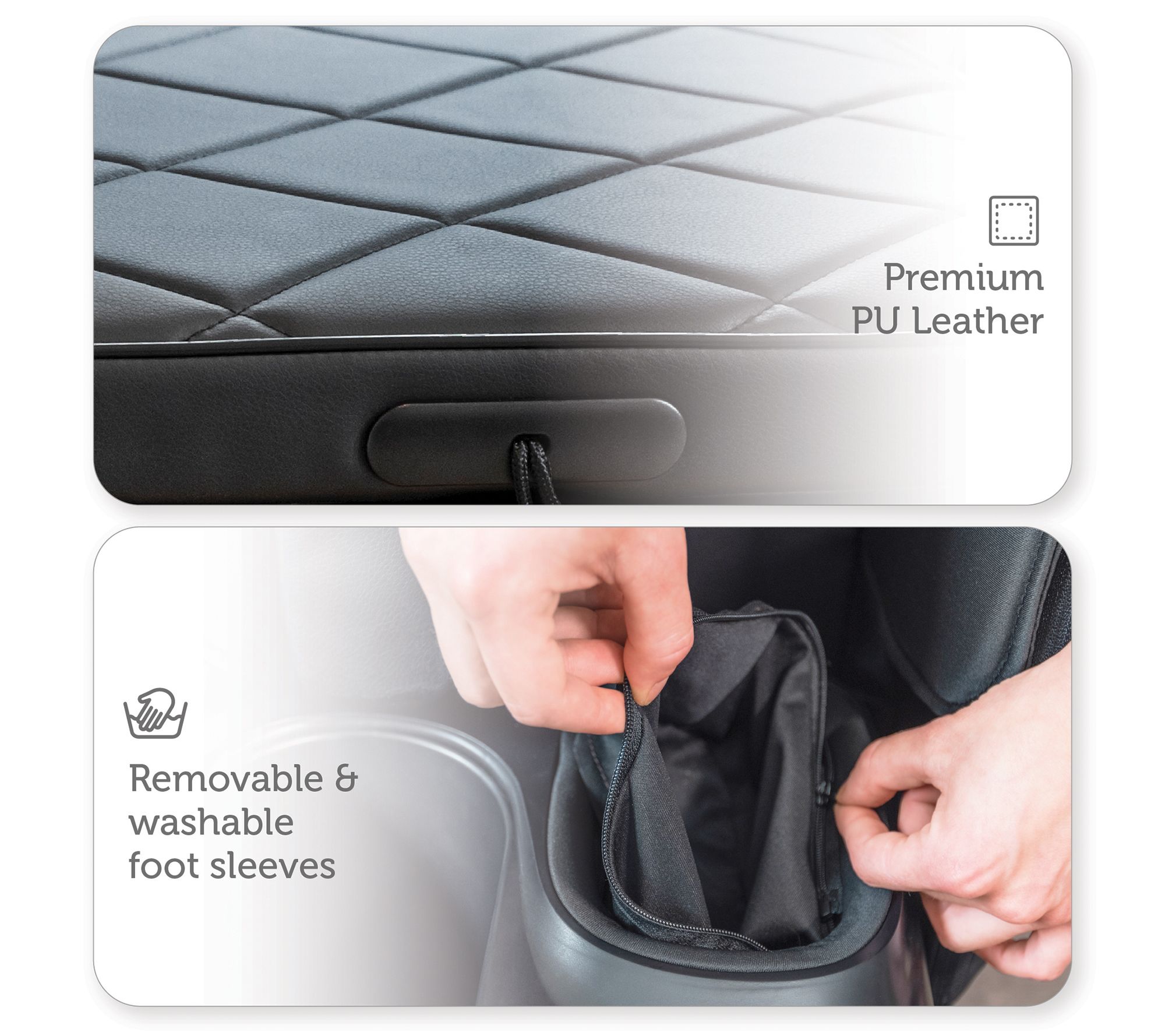 Snailax 2-in-1 Foot & Calf Massager & Ottoman