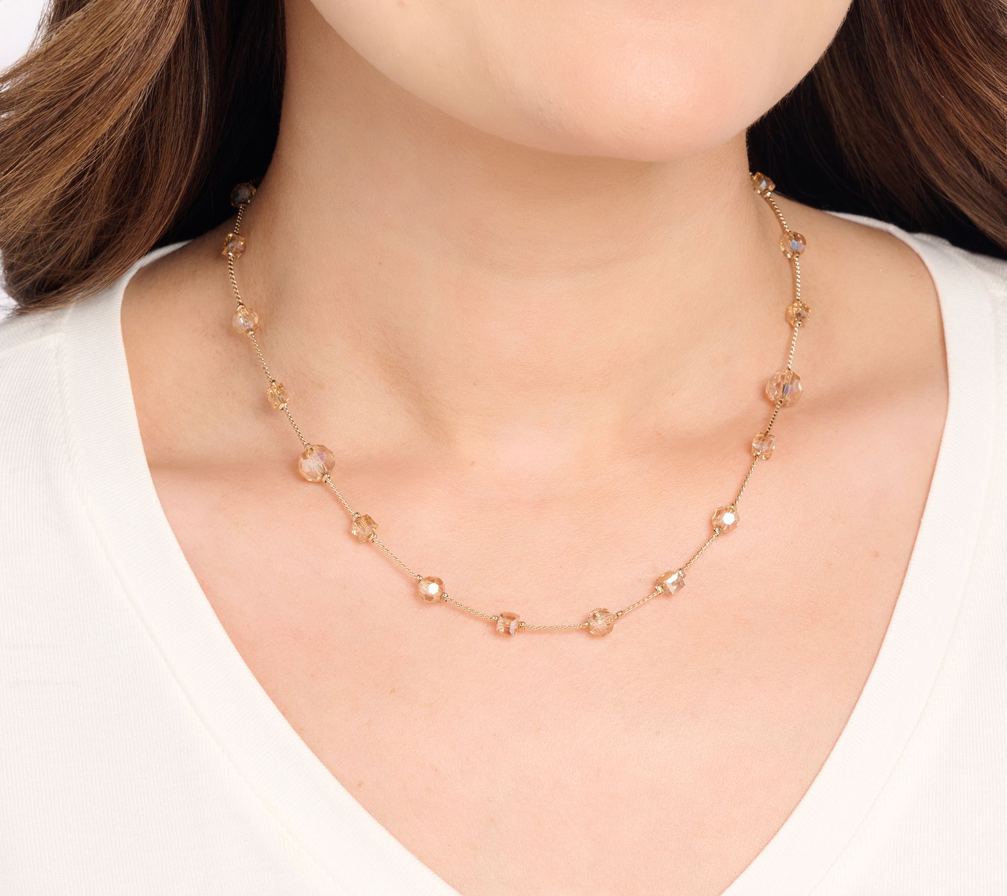 Joan Rivers Bead Station Necklace