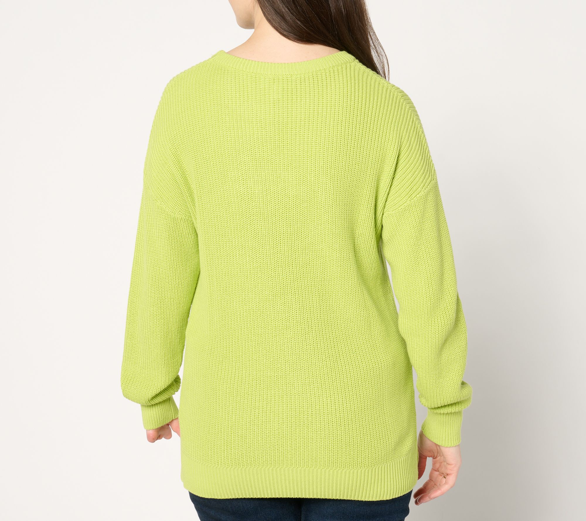 Jingle Belles by Kim Gravel Merry Messages Shaker Knit Sweater