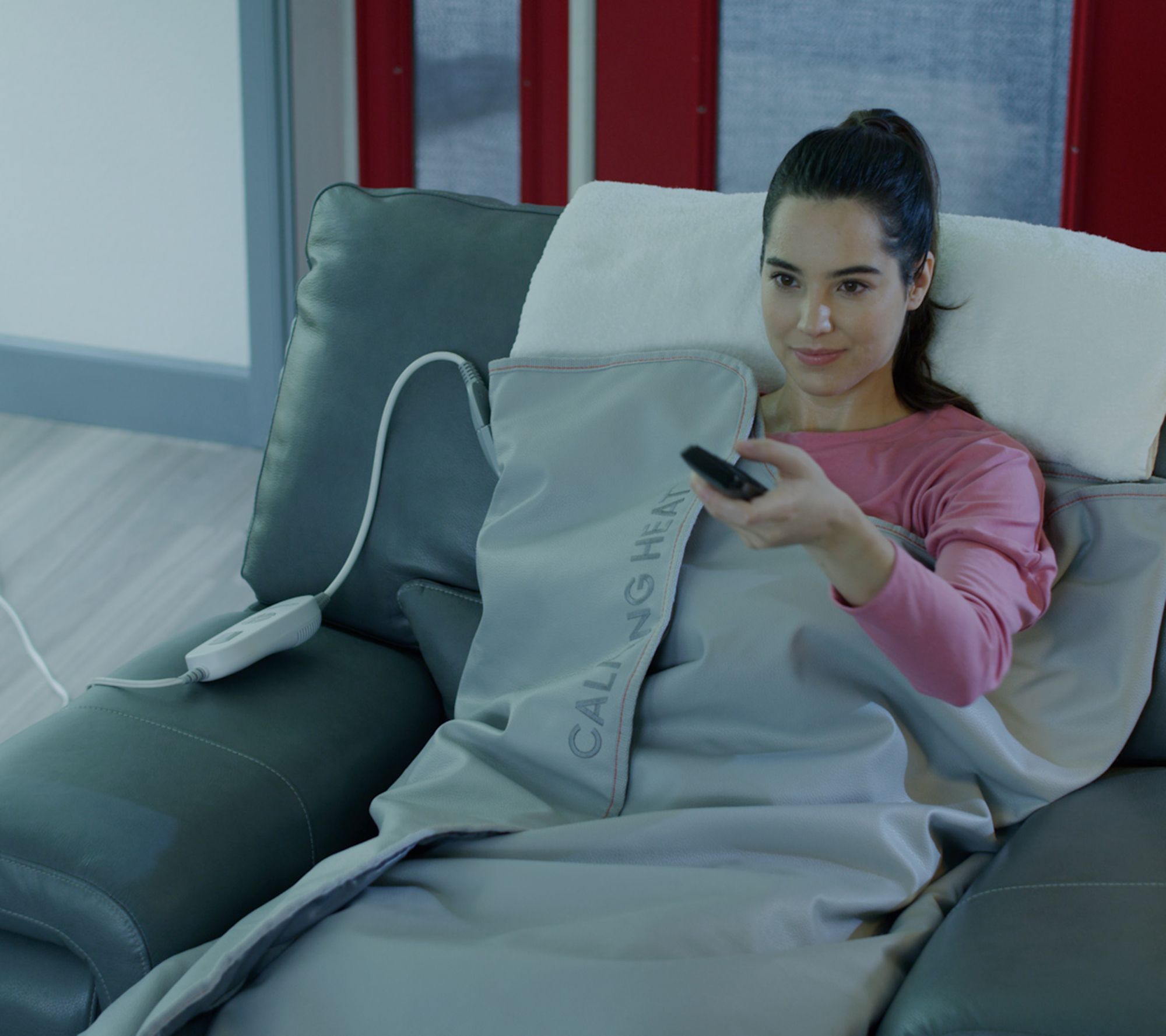 Sharper Image Calming Heat Sauna Wrap with Heat & Massage