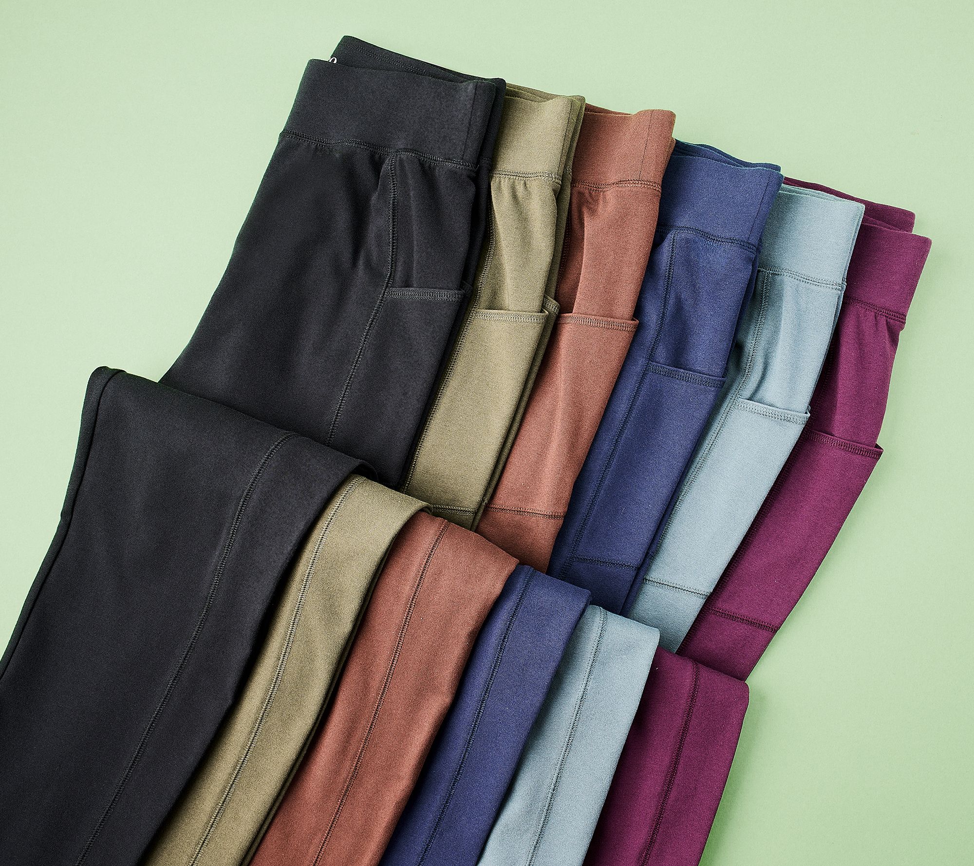 Denim & Co. Active Petite Duo Stretch Slim Straight Ankle Pant