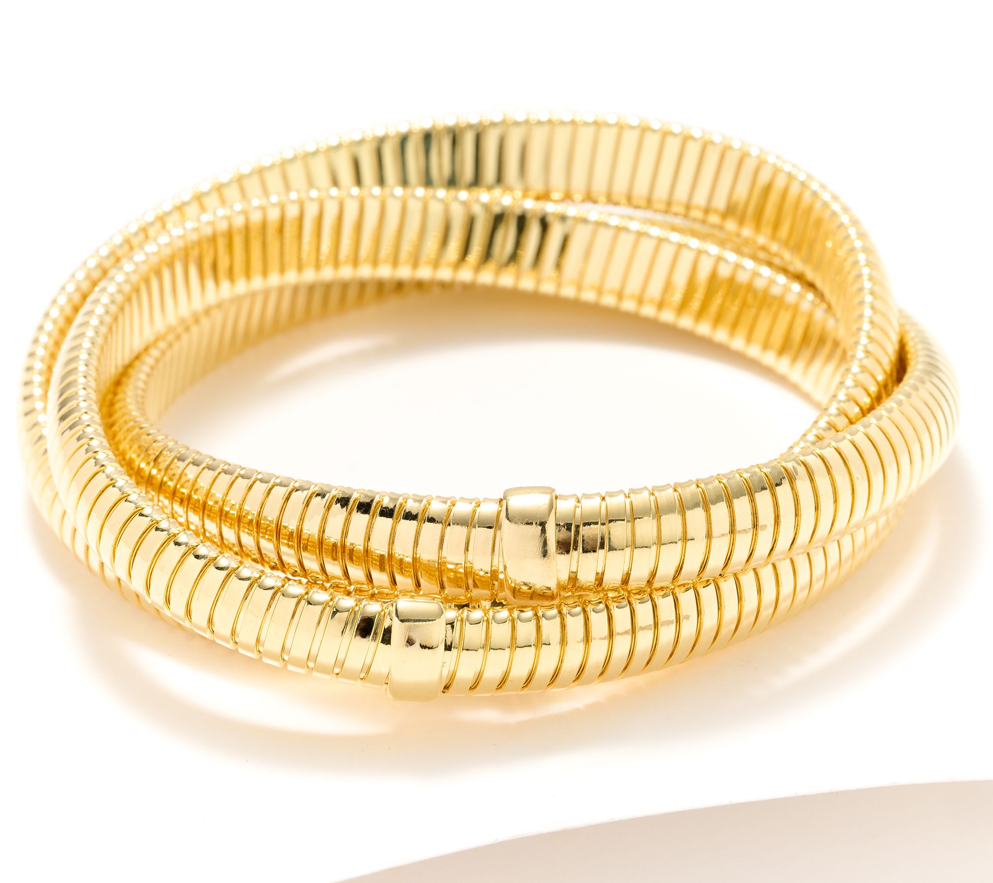 David Markstein Bronze Three Strand Slip-On Bracelet