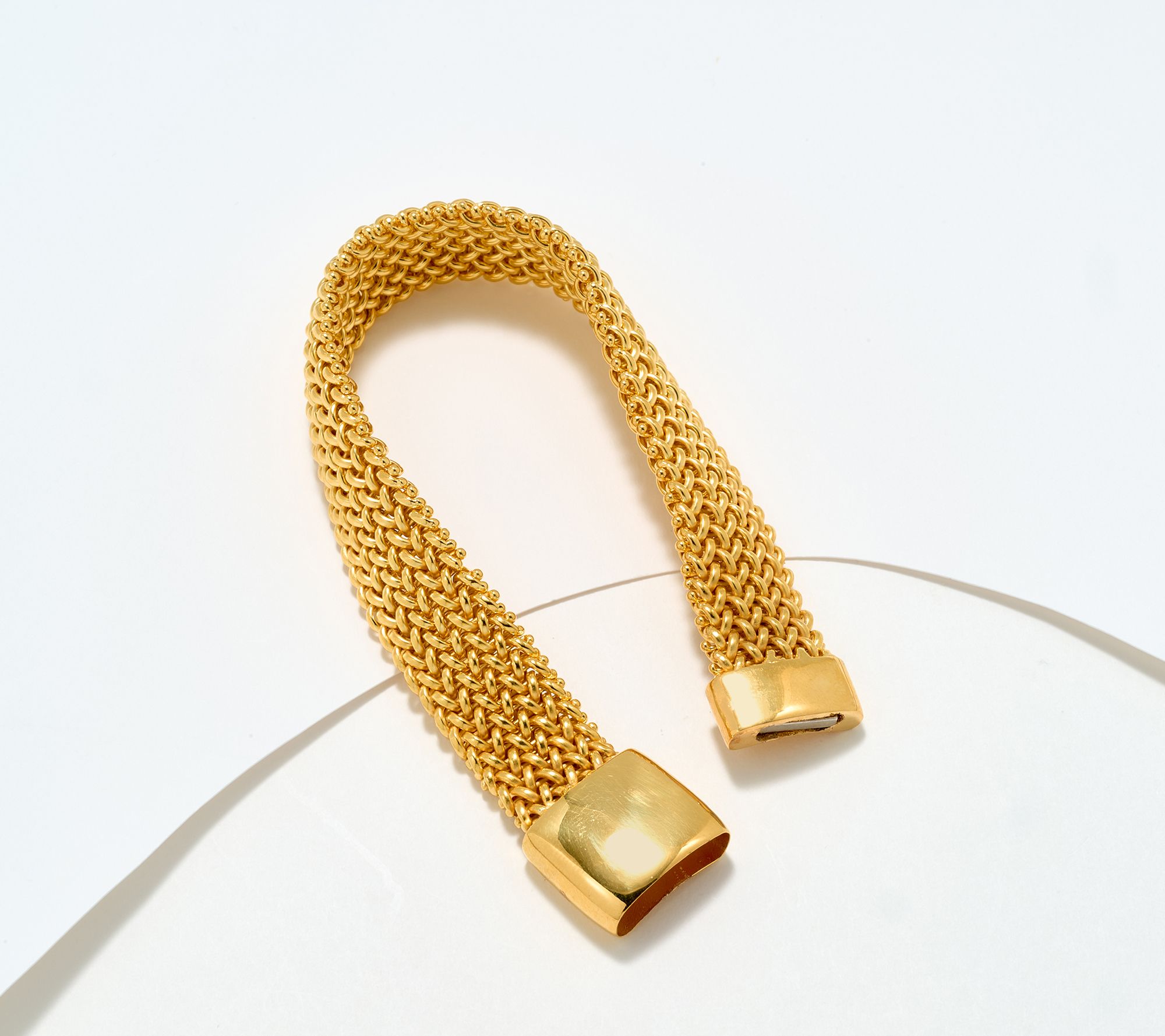 David Markstein Bronze Italian Tessuto Magnetic Bracelet