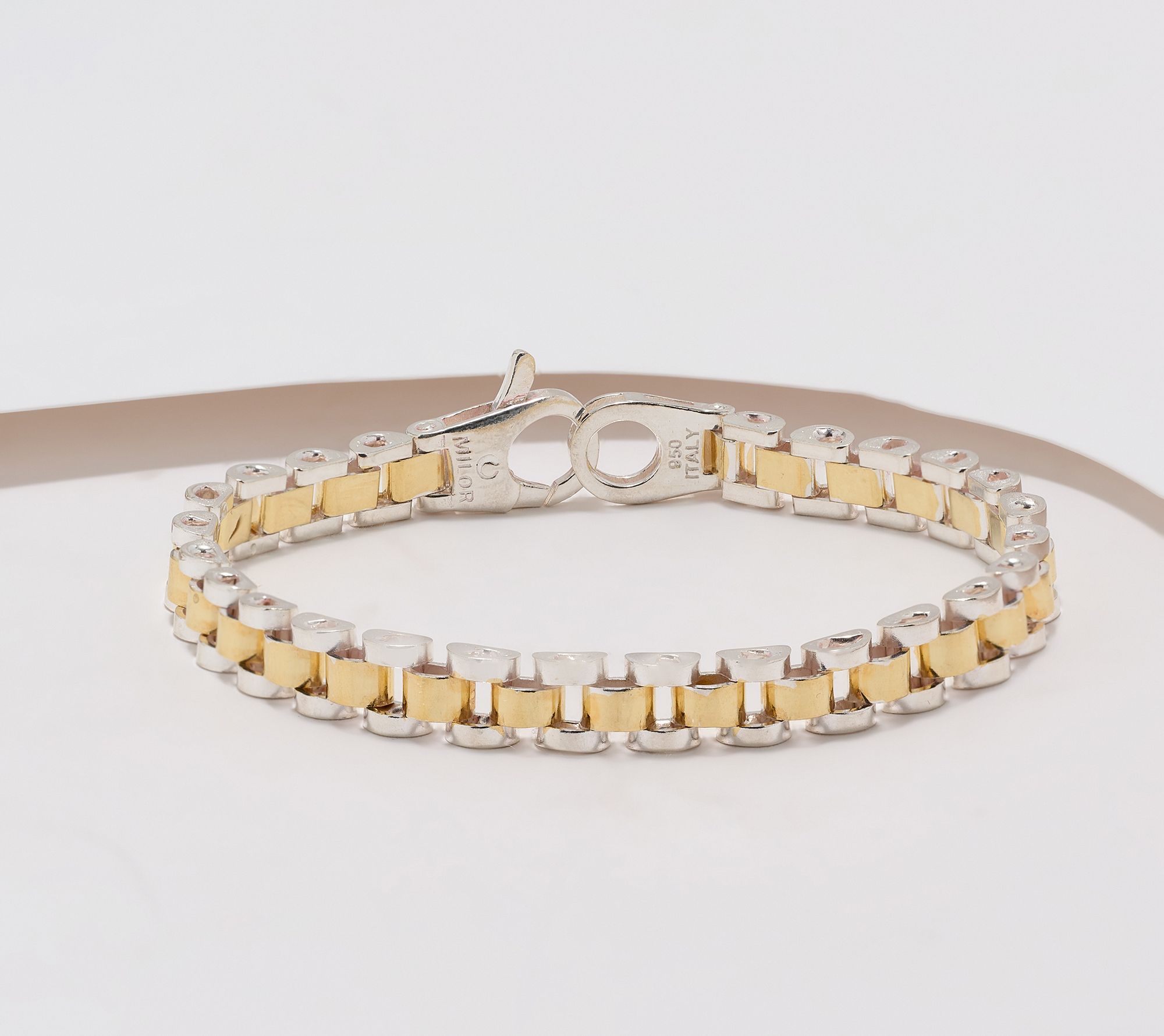 UltraFine 950 Silver Panther Link Chain Bracelet