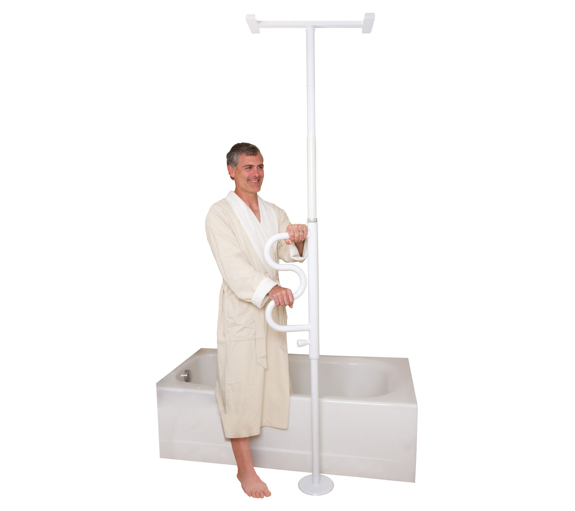 Stander Security Pole and Curve Grab