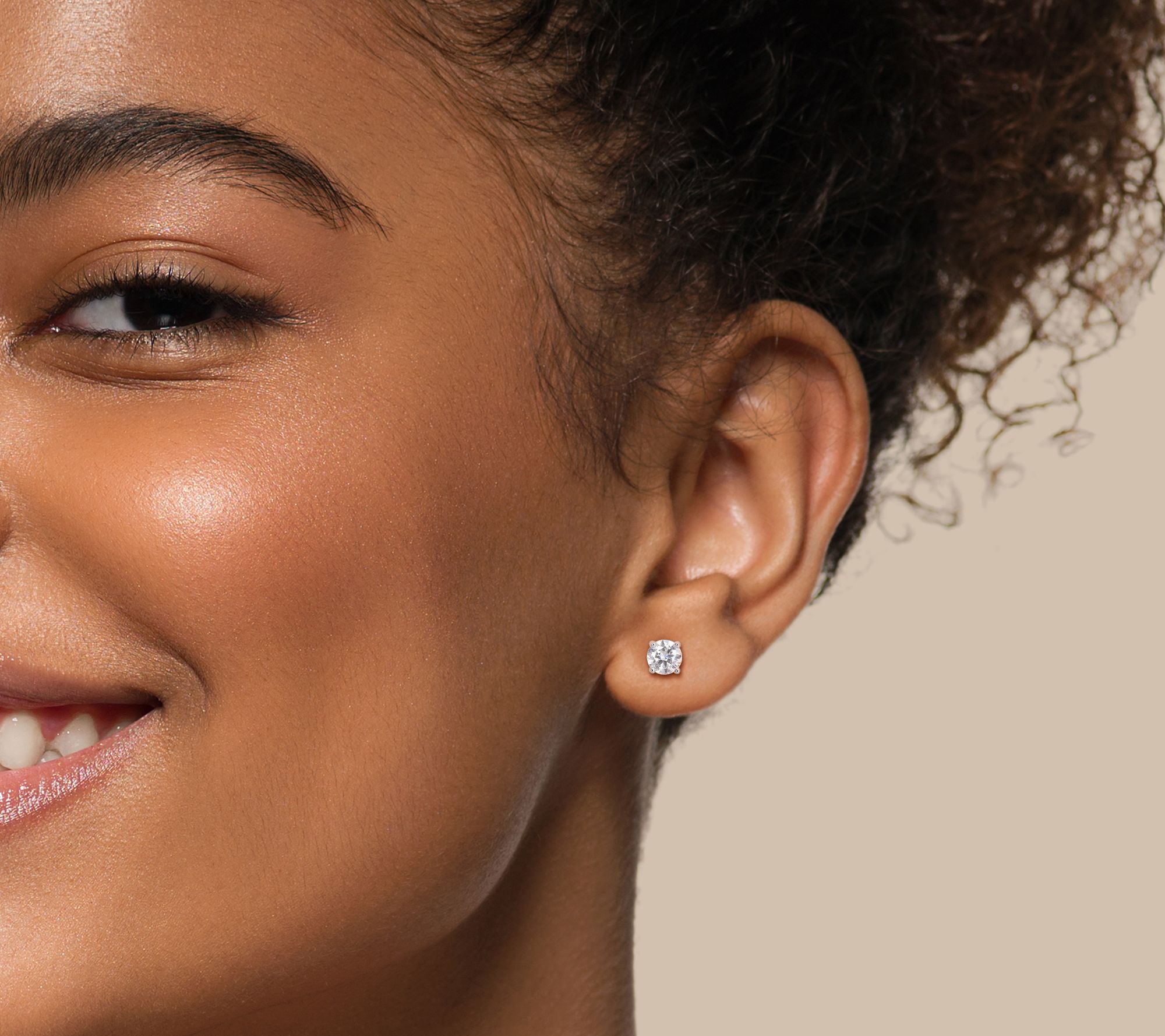 MoissanIce 2.10 cttw Necklace & Earrings Set, Sterling Silver