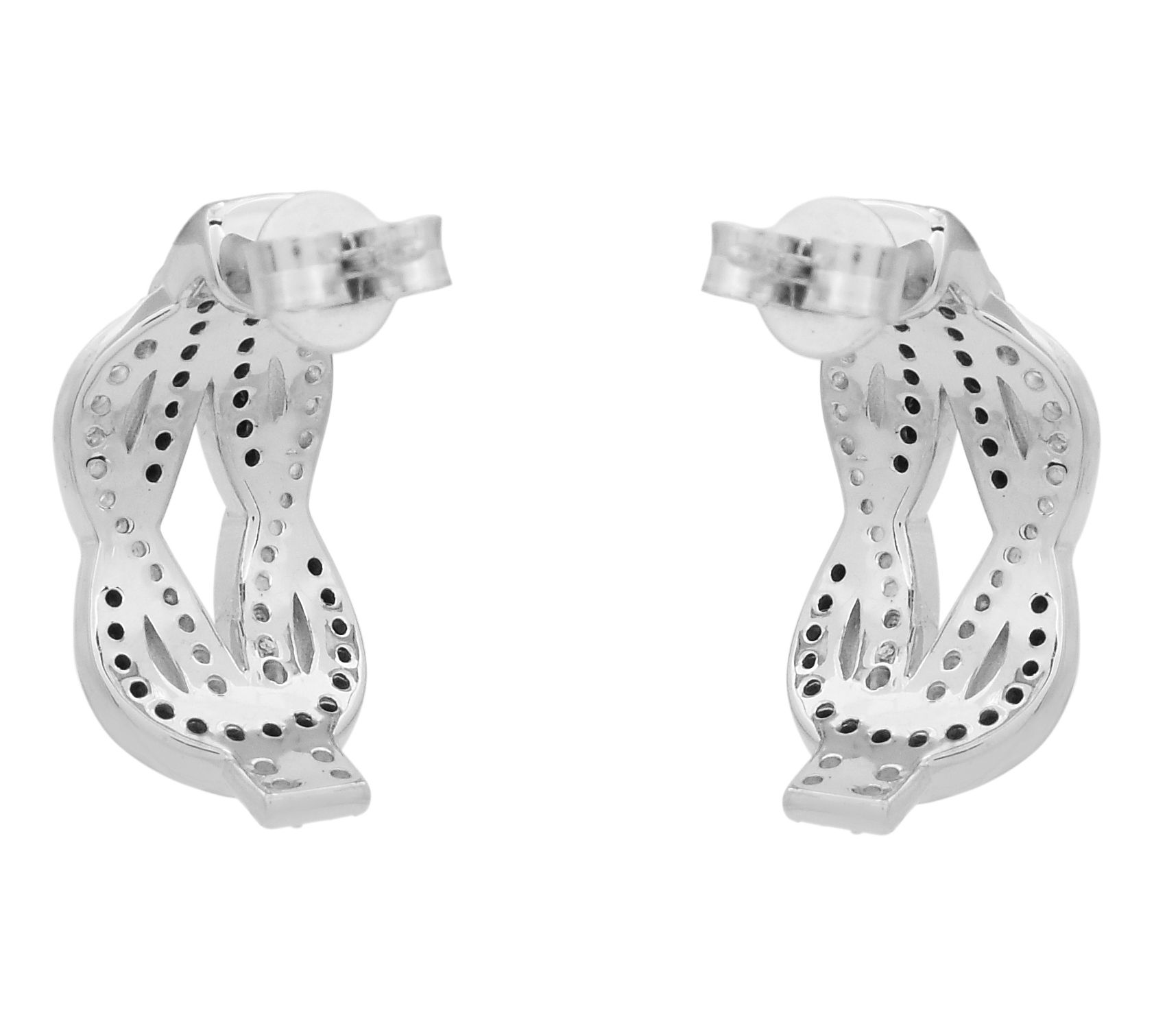 Affinity Gems Spinel & White Topaz Earrings, Sterling