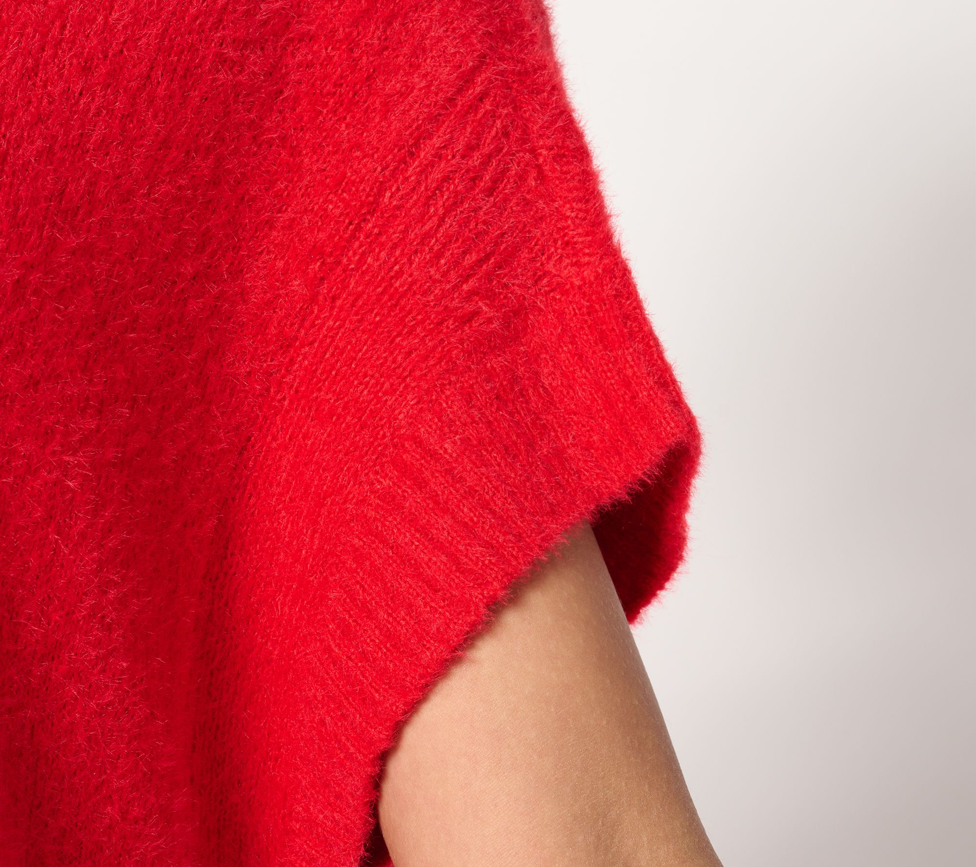 Studio Park x Amy Stran Drop Shoulder Brushed Sweater with Rib Hem